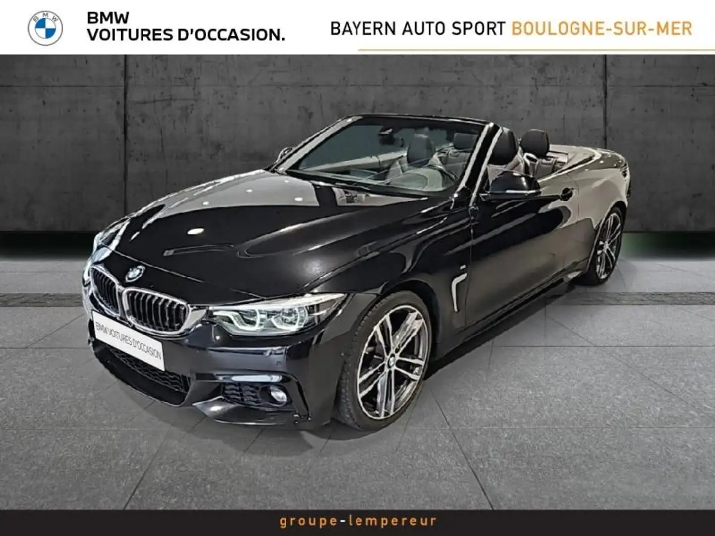 BMW 420 420dA 190ch M Sport Euro6d-T Noir - 1