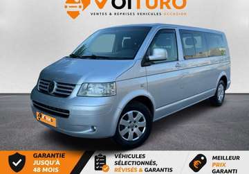 T5 Rallongé 4-Motion Caravelle 2.5 TDI 9 Places 131cv Révisée,Garantie 12 Mois Inclus