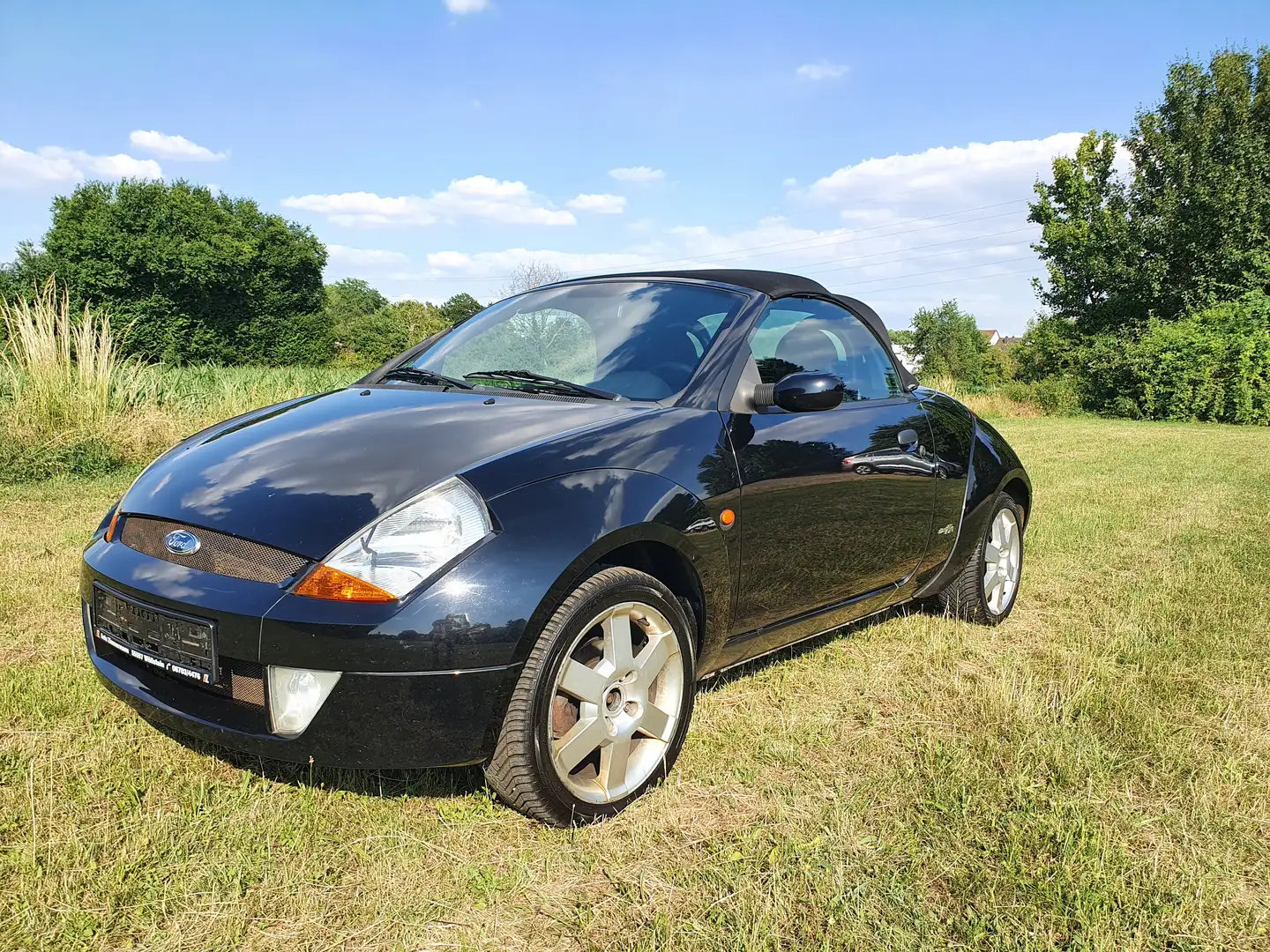 Ford Streetka Elegance Roadster,Klima,Servo,Alu,Cabrio Schwarz - 1