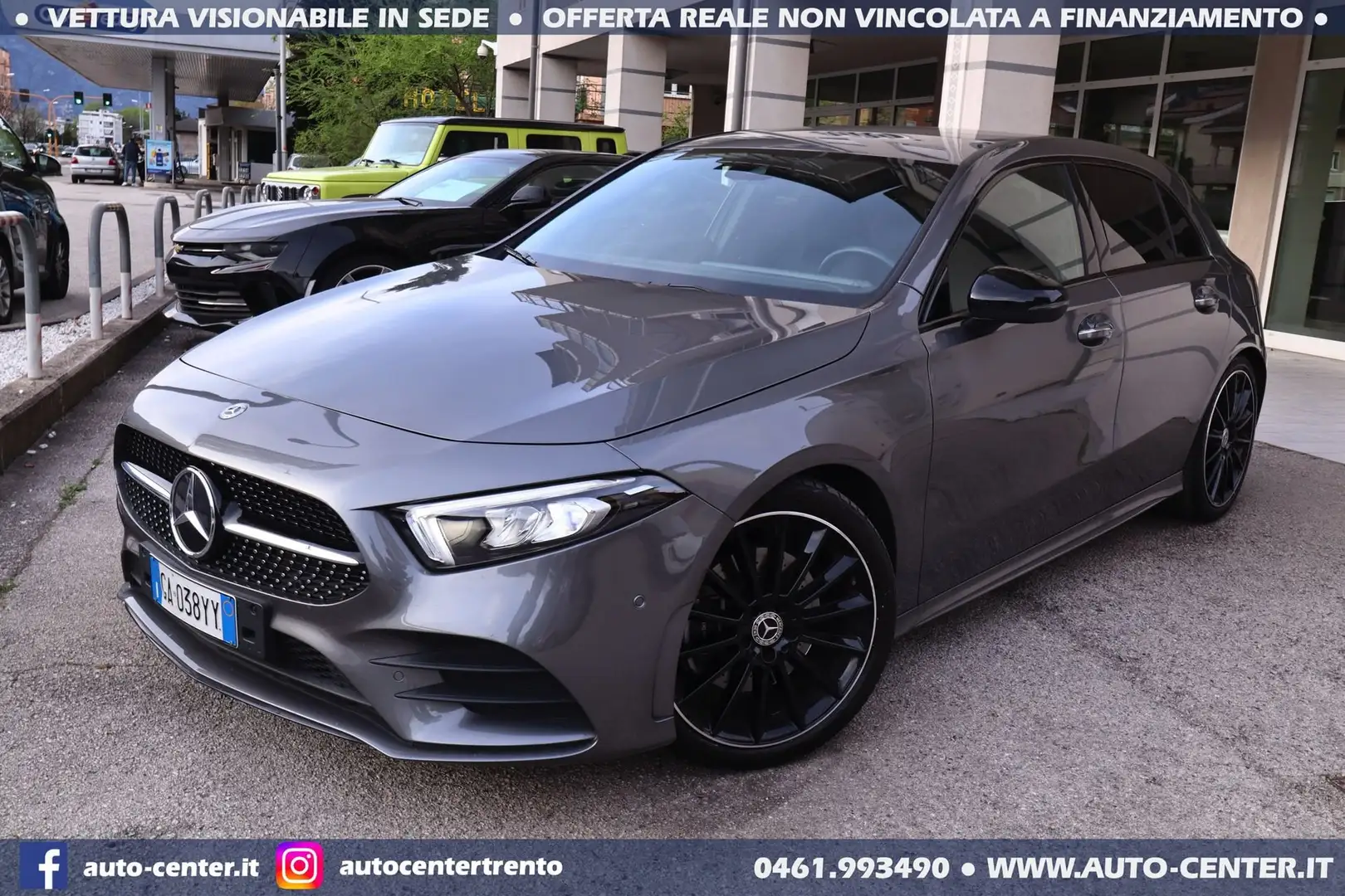 Mercedes-Benz A 220 A 220 Aut 4Matic Premium AMG NIGHT Grigio - 2