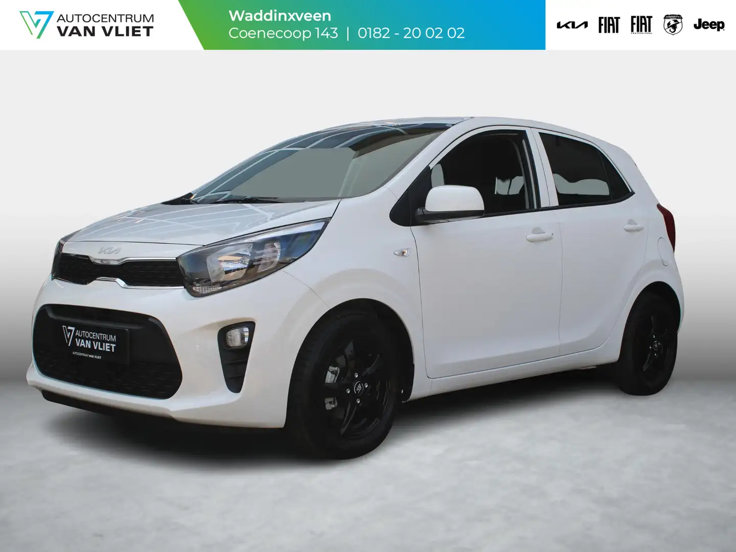 Kia Picanto 1.0 DPi BlackLine | 5-Pers. | Airco | Cruise | Blu Blanc - 1