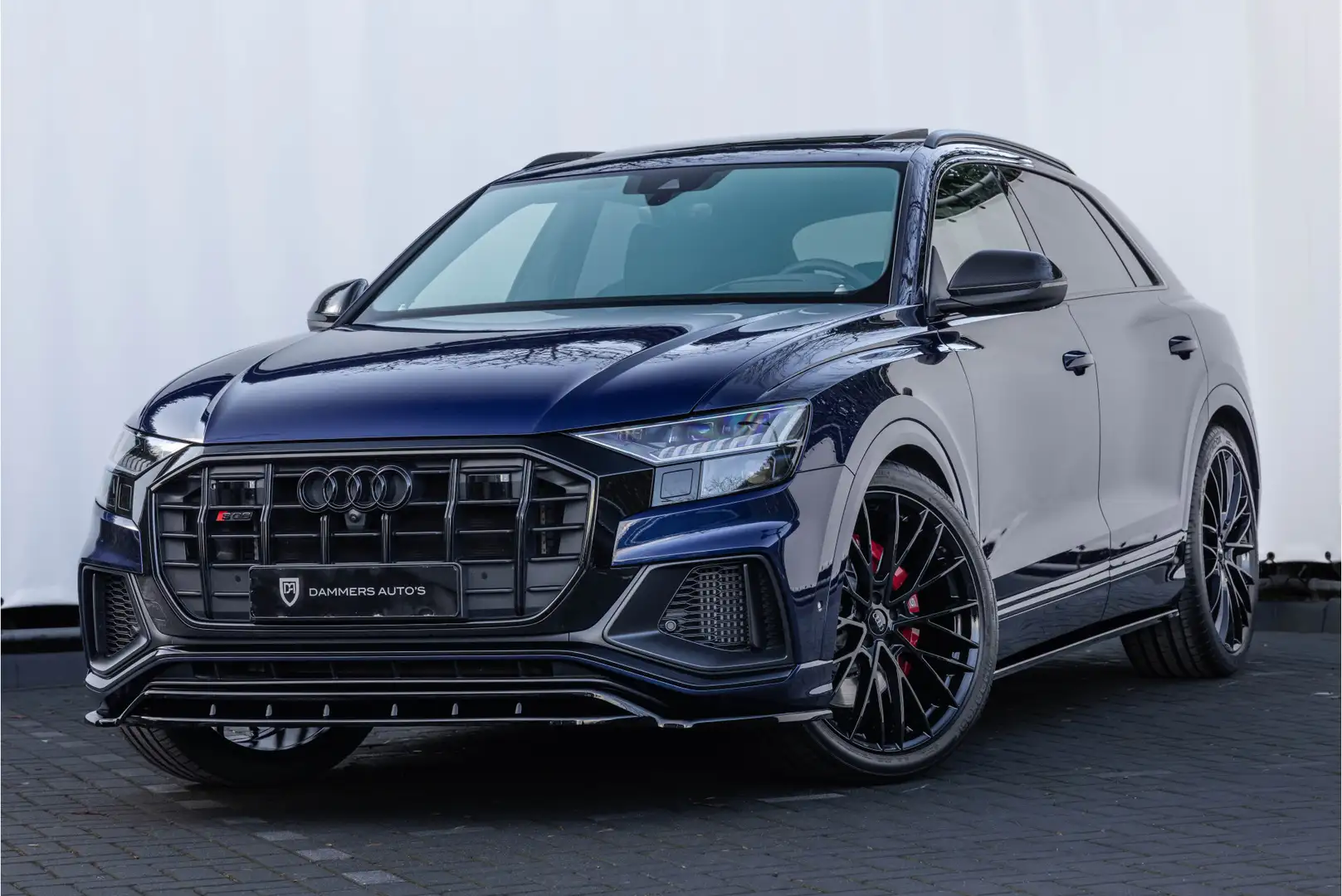 Audi SQ8 4.0 TFSI 507pk Quattro Pano Carbon B&O Advanced St Blauw - 1