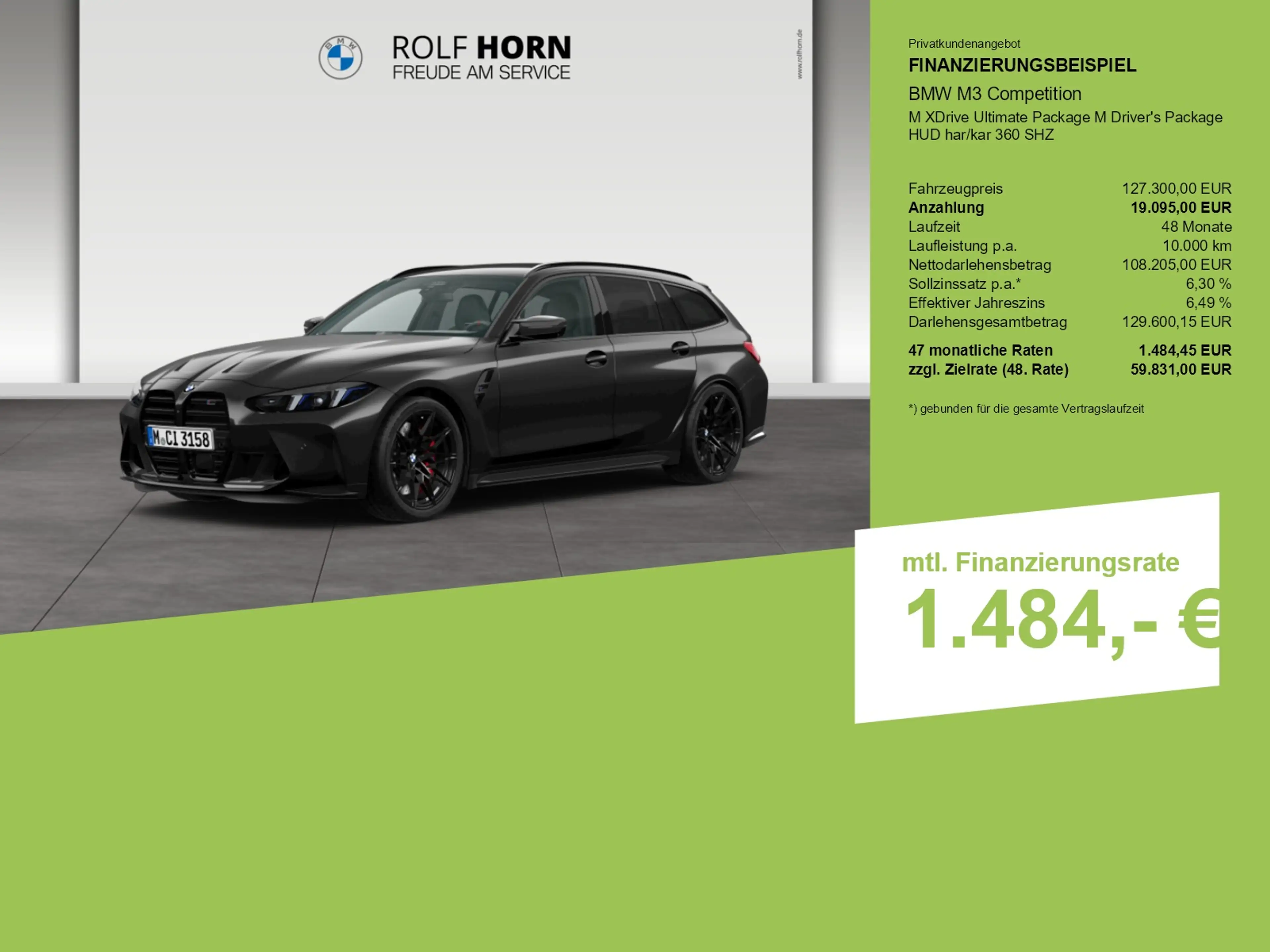 BMW M3 Competition M XDrive Ultimate Package M Driver's P — photo 3