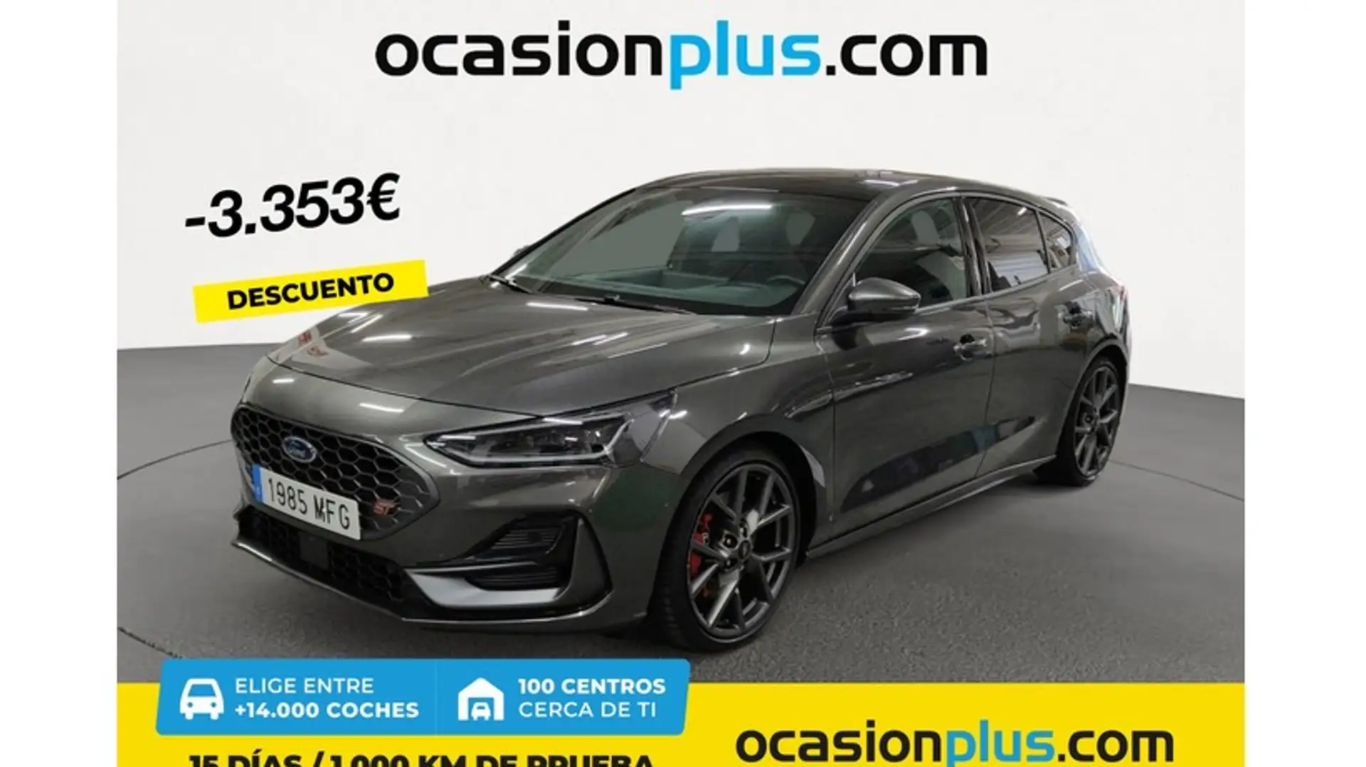 Ford Focus 2.3 Ecoboost ST Gris - 1