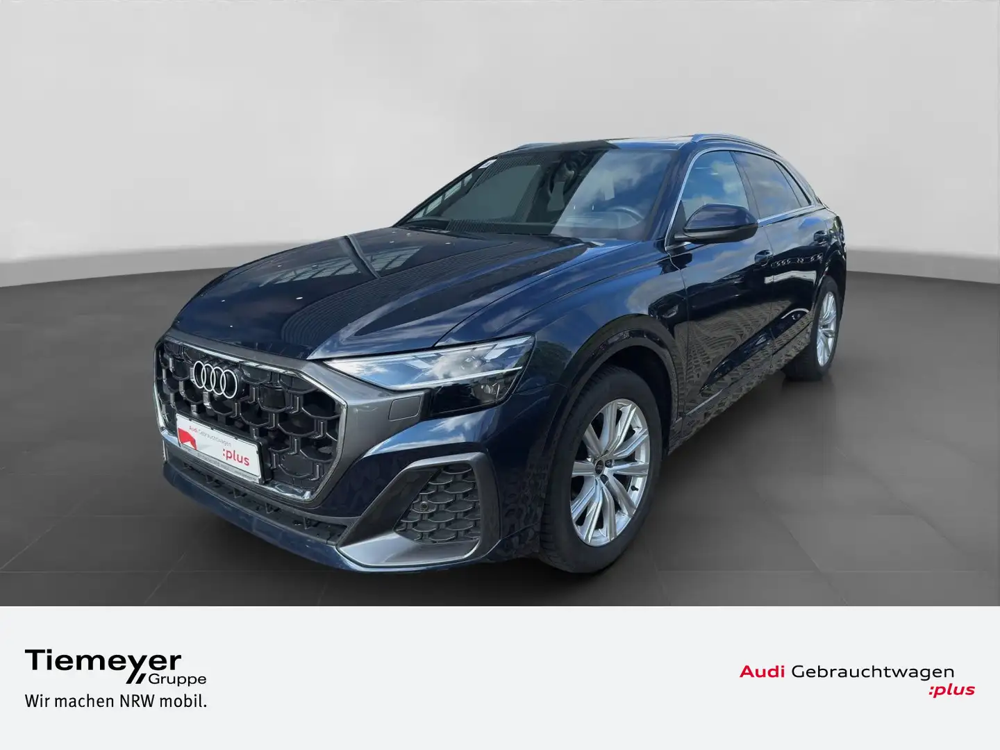 Audi Q8 50 TDI Q S LINE UPE114 LM21 PANO HuD AHK Bleu - 1