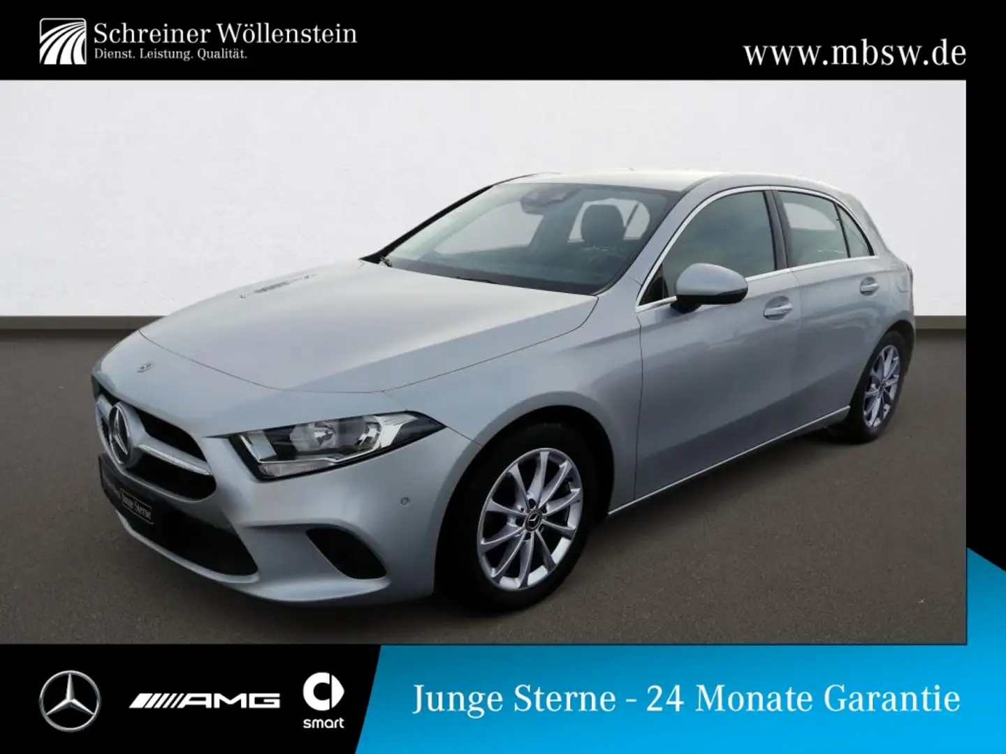 Mercedes-Benz A 180 MBUX*Progressive*AR*CarPlay*Navi*Klima*PTS Silber - 1