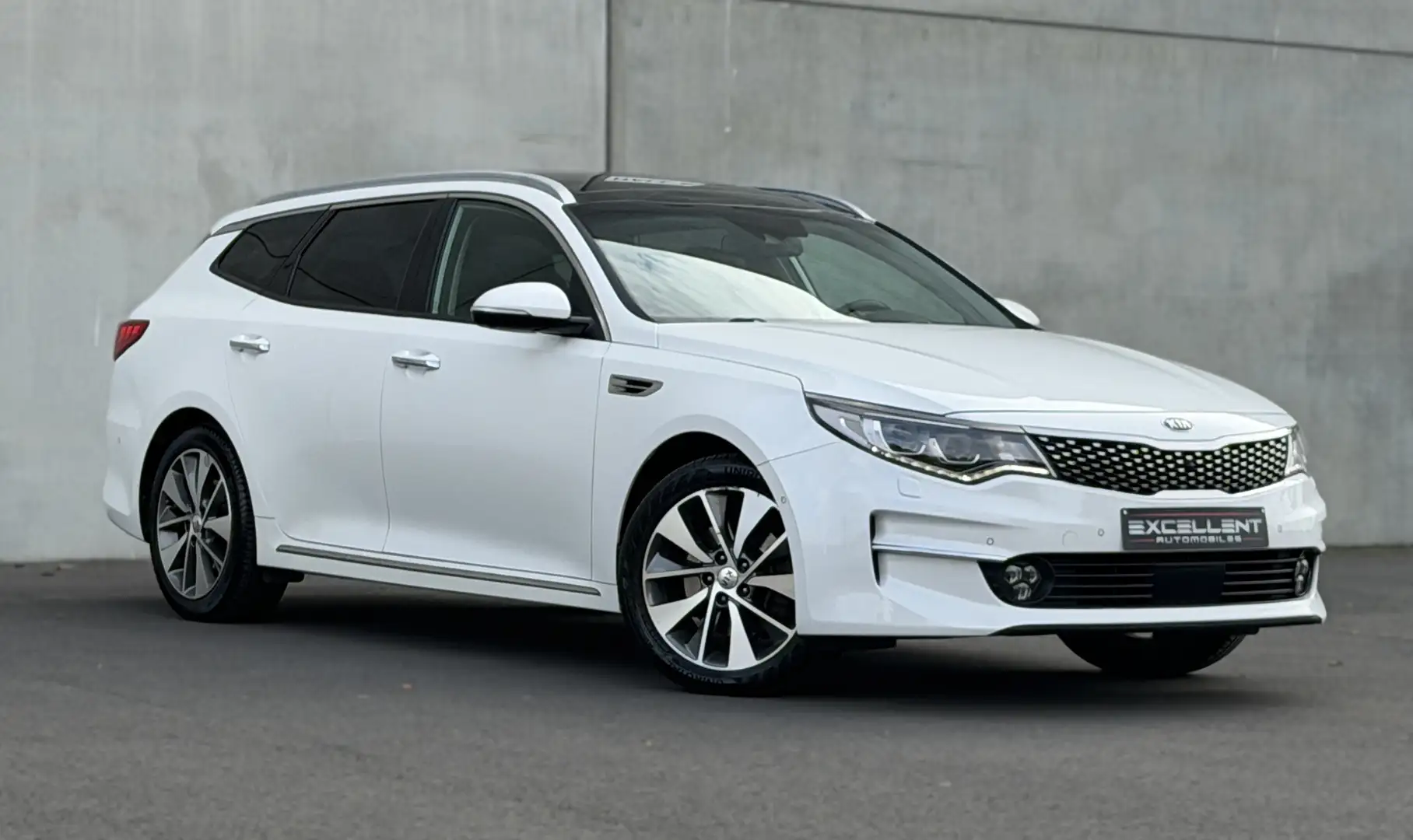 Kia Optima SW 1.7 CRDi/BOITE AUTO/FULL OPTION/GARANTIE 12 M Blanc - 2