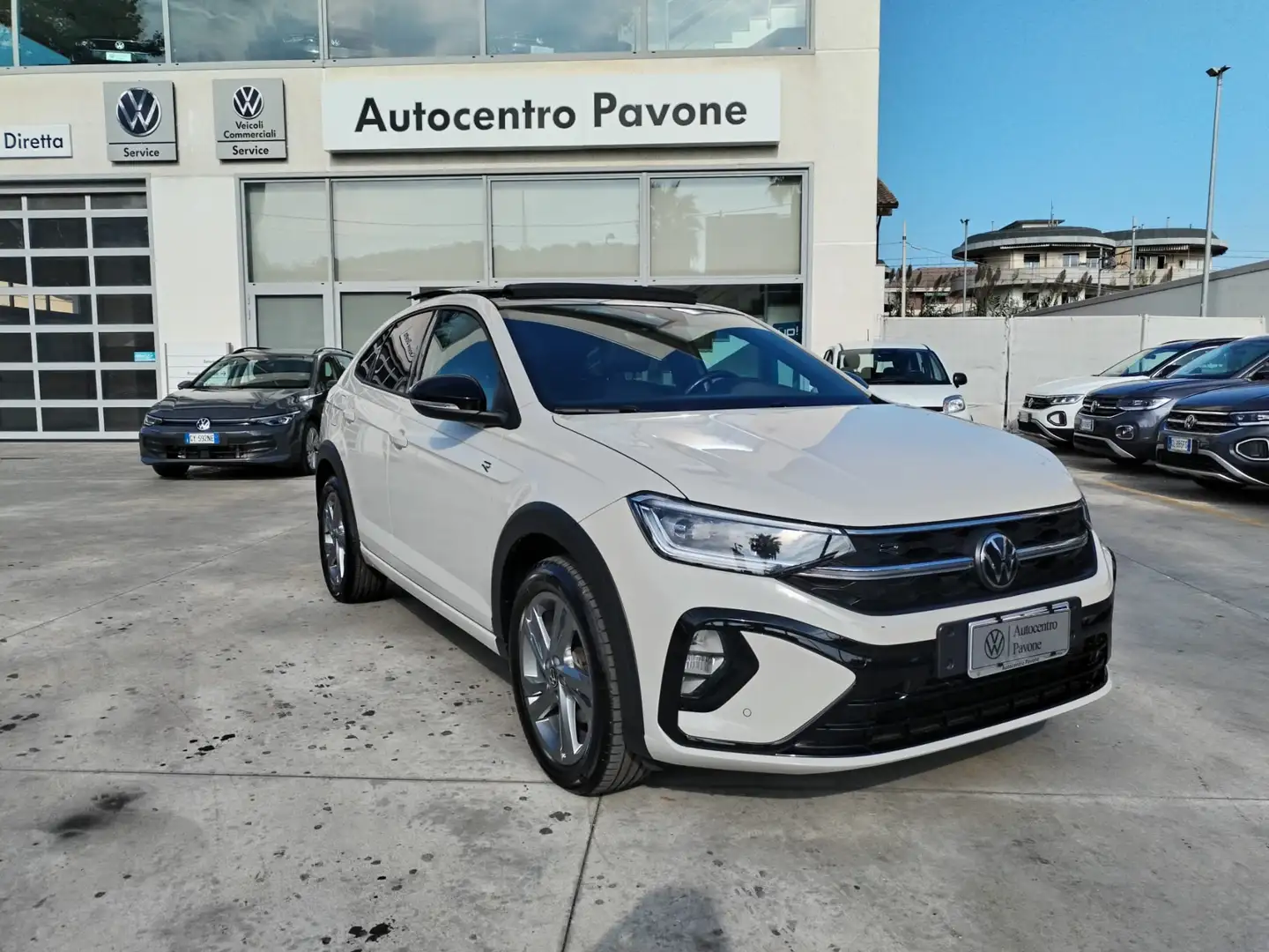 Volkswagen Taigo 1.0 tsi R-Line 115cv dsg -Matrix-IQ Drive-Tetto- Gris - 1