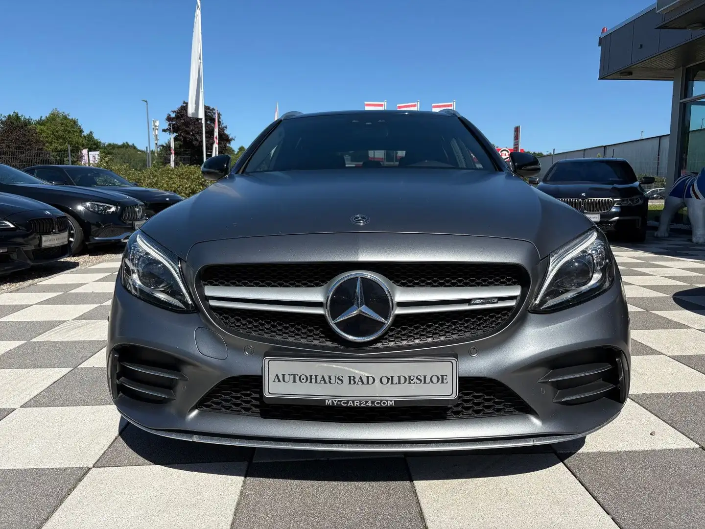 Mercedes-Benz C 43 AMG T 4Matic+ACC+Panorama+Designo Magno Grau - 2