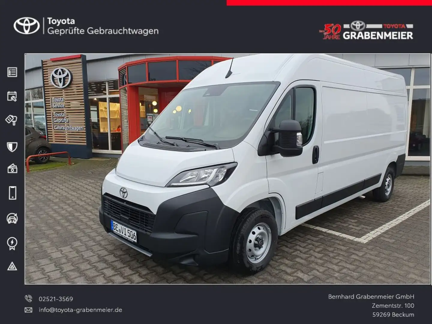 Toyota Proace Max 2.2-l-D 35 L3H2 Work Weiß - 1
