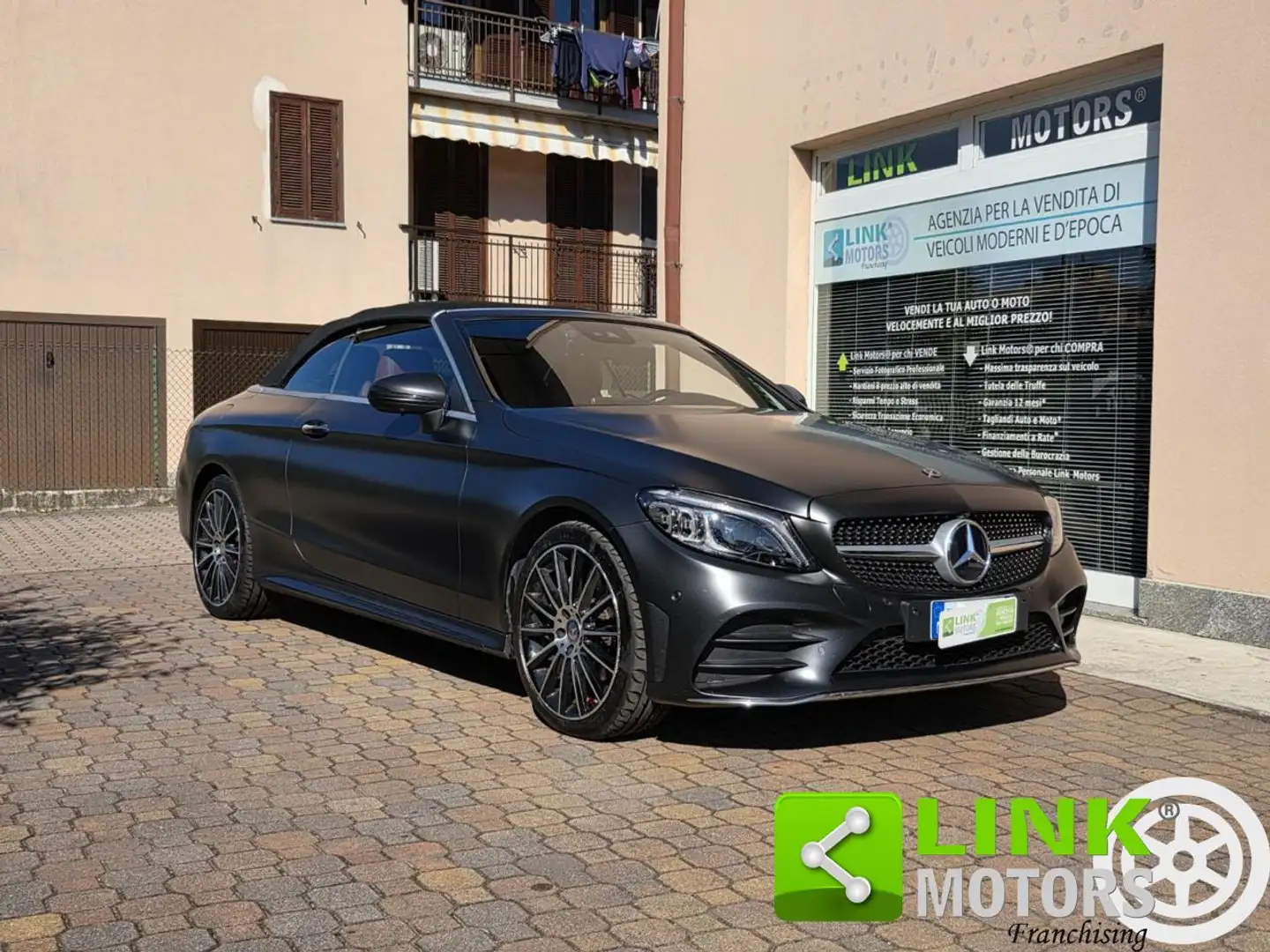 Mercedes-Benz C 220 d 194 cv 4Matic Auto Cabrio Premium Plus Noir - 1