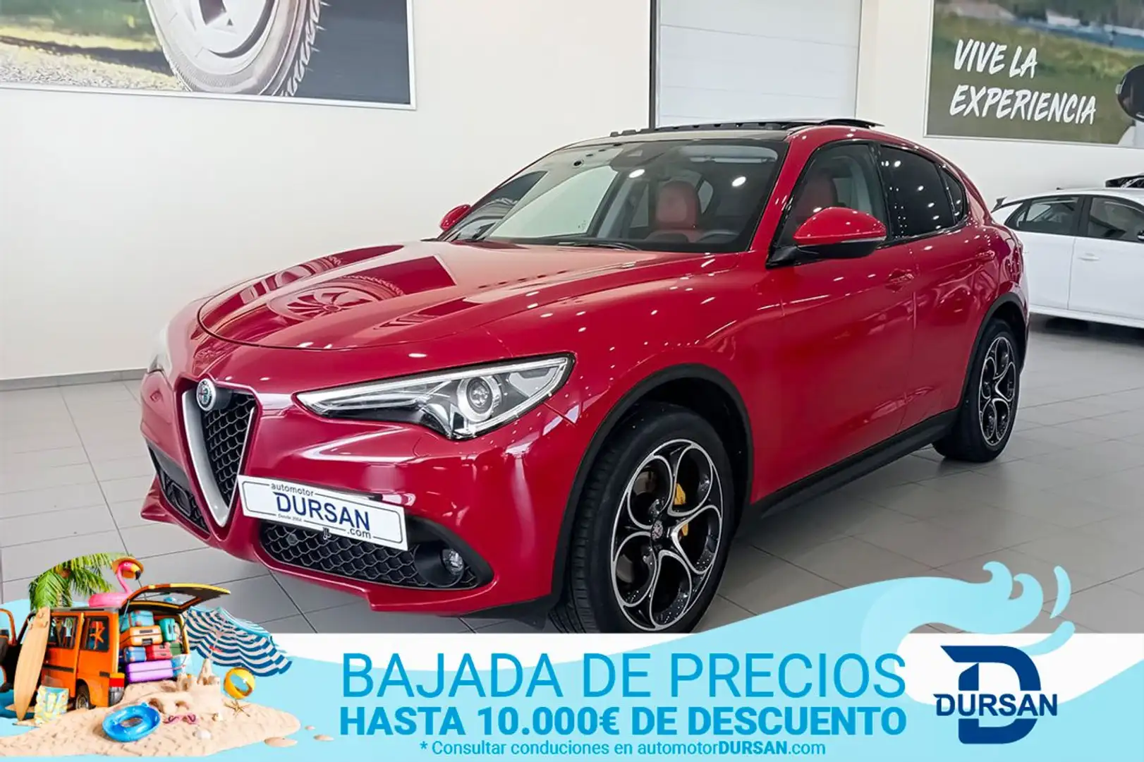 Alfa Romeo Stelvio 2.2 Diesel 154kW 210CV Executive Q4 Rouge - 1