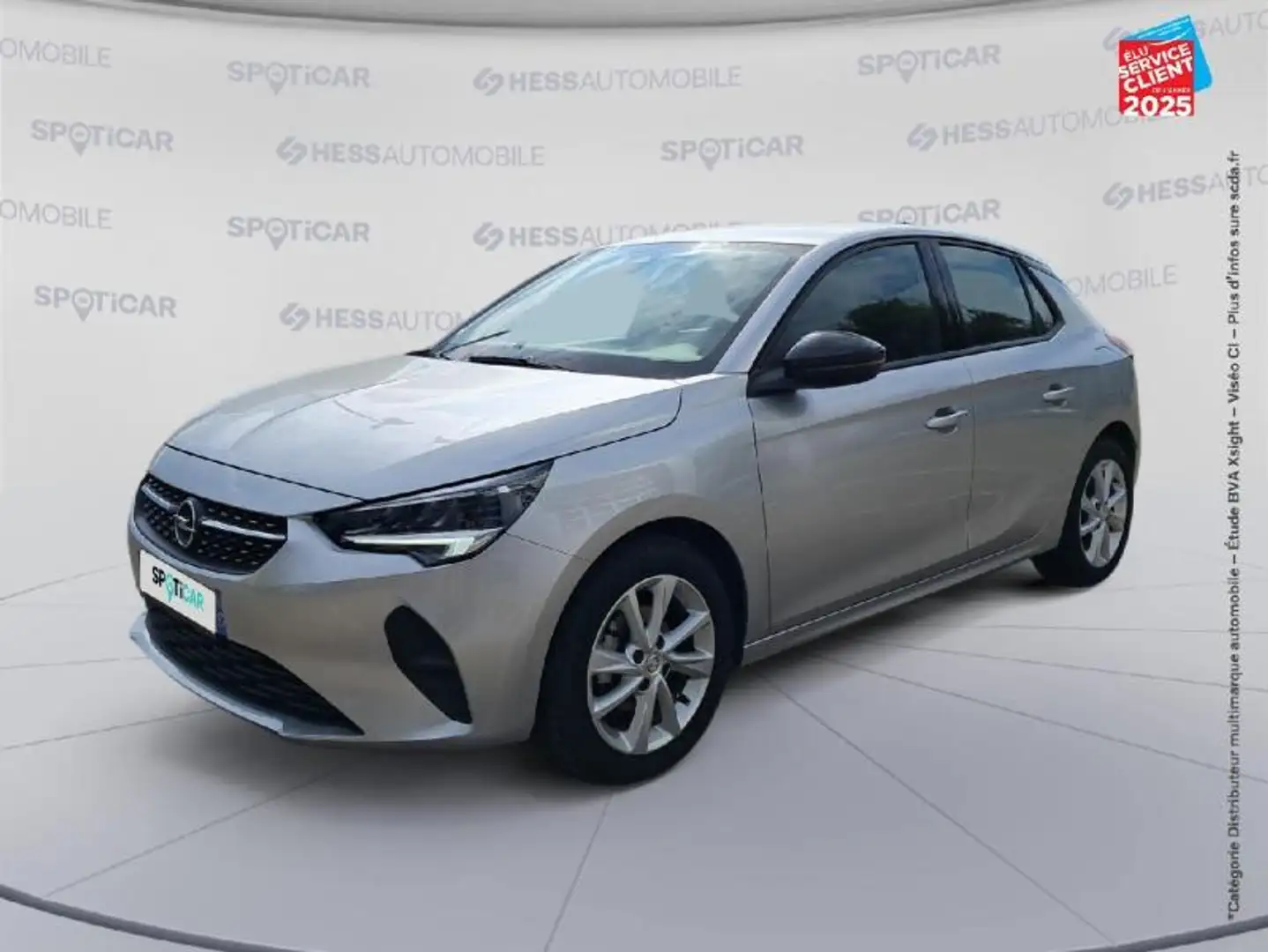 Opel Corsa-e 1.2 75ch Elegance Business GPS Carplay Gris - 1