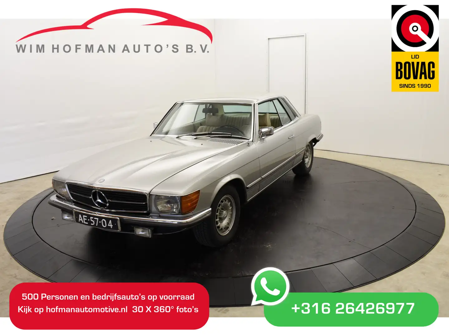 Mercedes-Benz SLC 450 SLC 8V 195PK COUPÉ Uniek Automaat Leer LMV elektr. Gris - 1