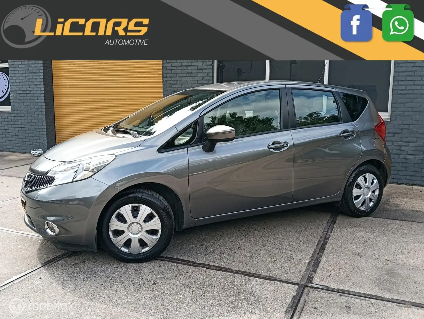 Nissan Note 1.2 Acenta Airco/cruise control Grijs - 2