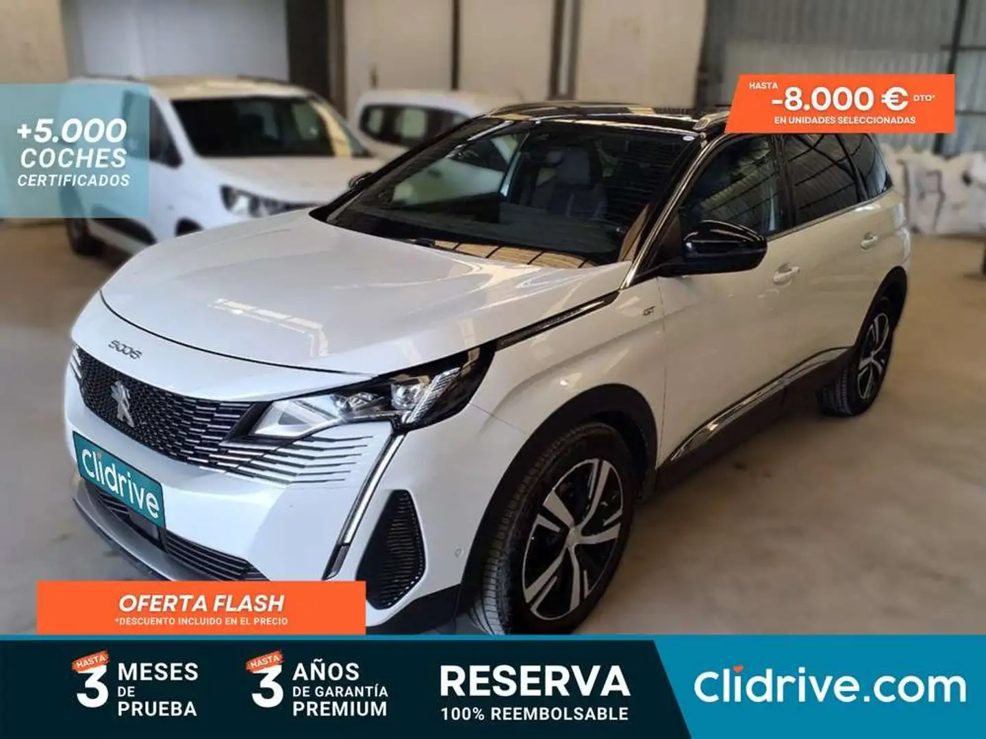 Peugeot 5008 1.5 BlueHDi 96kW SS GT EAT8 Blanco - 1