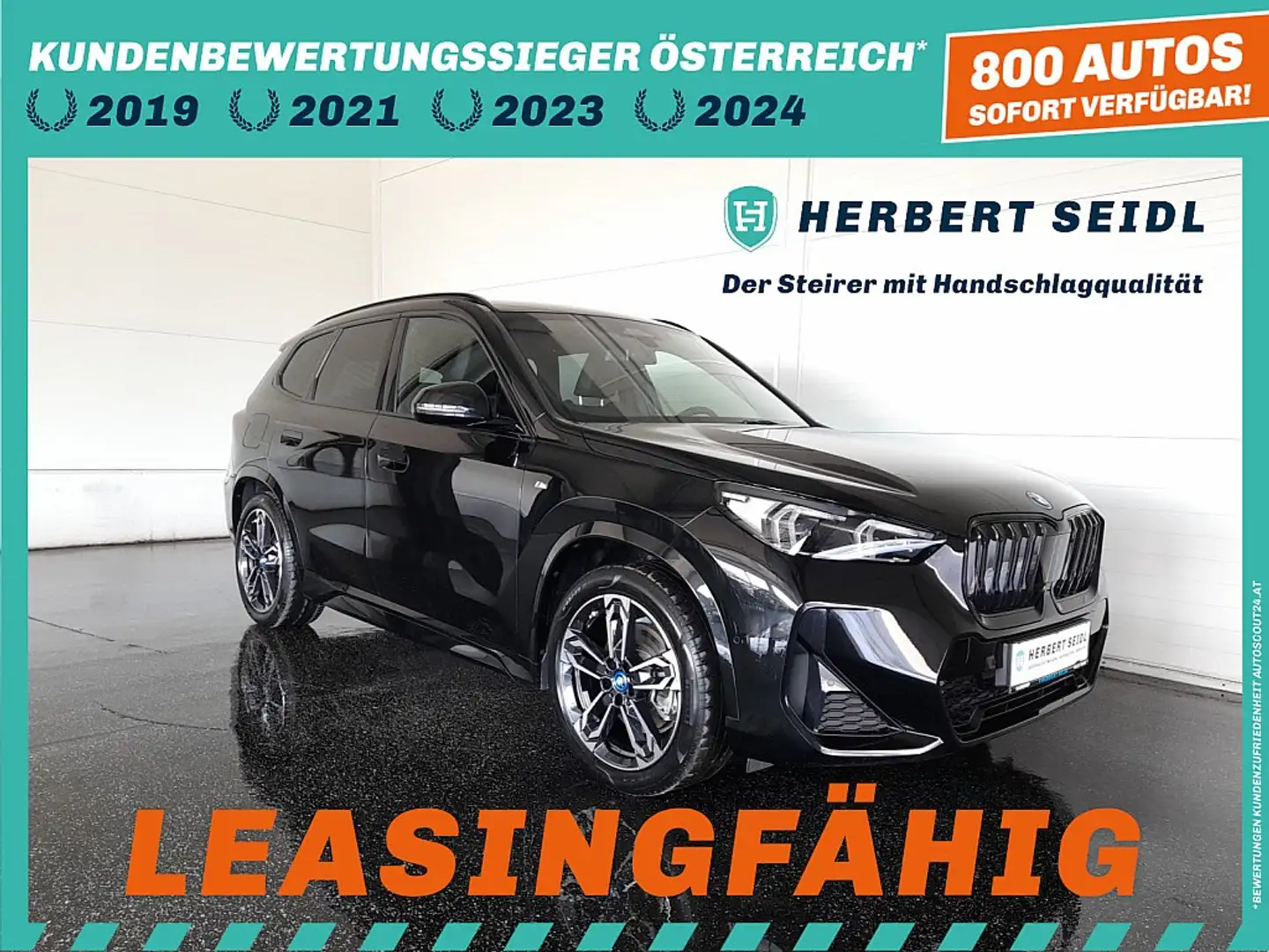 BMW iX1 30 M-Sport 4x4 Aut. *ADAPTIVE LED / NAVI / WIDE... Noir - 1