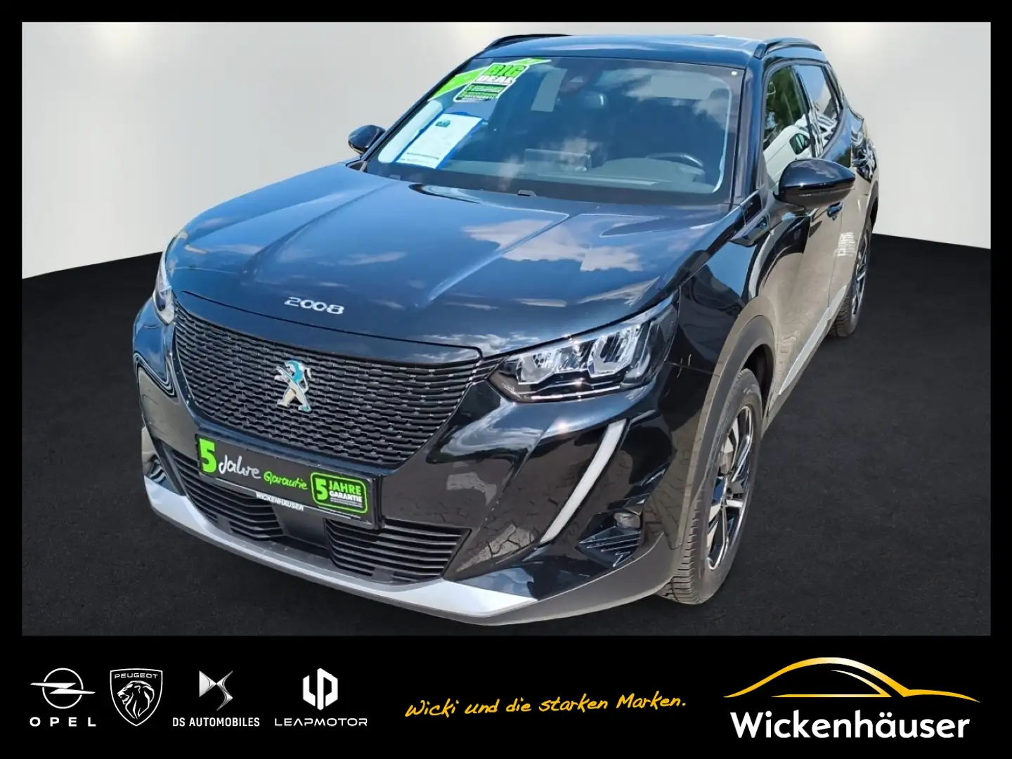 Peugeot 2008 Elektro Allure Pack Navi Kamera SHZ 17 Schwarz - 1