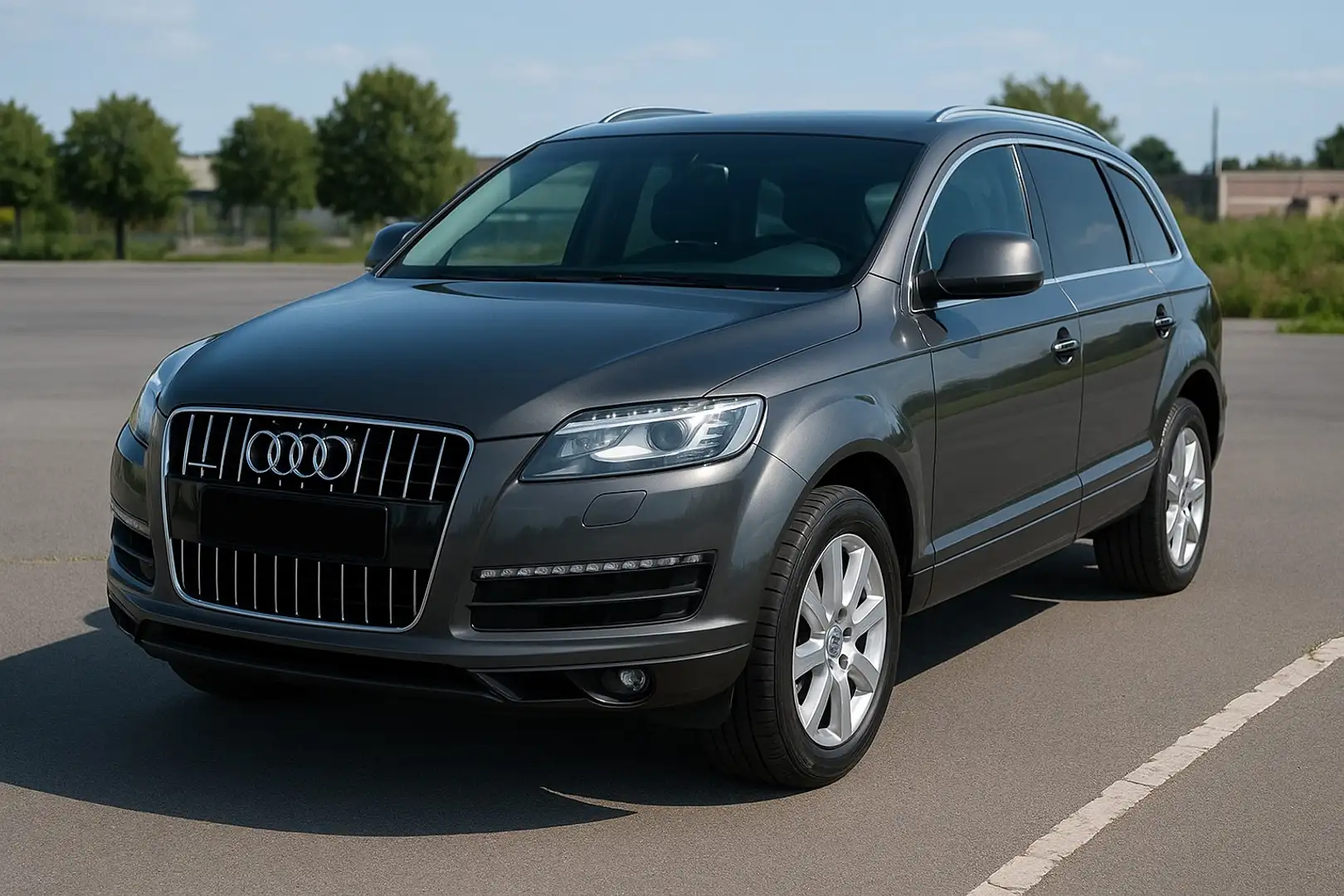 Audi Q7 AUDI Q 7 3.0 TDI QUATTRO S-line 7 Sitzer FULL!!! Grau - 1