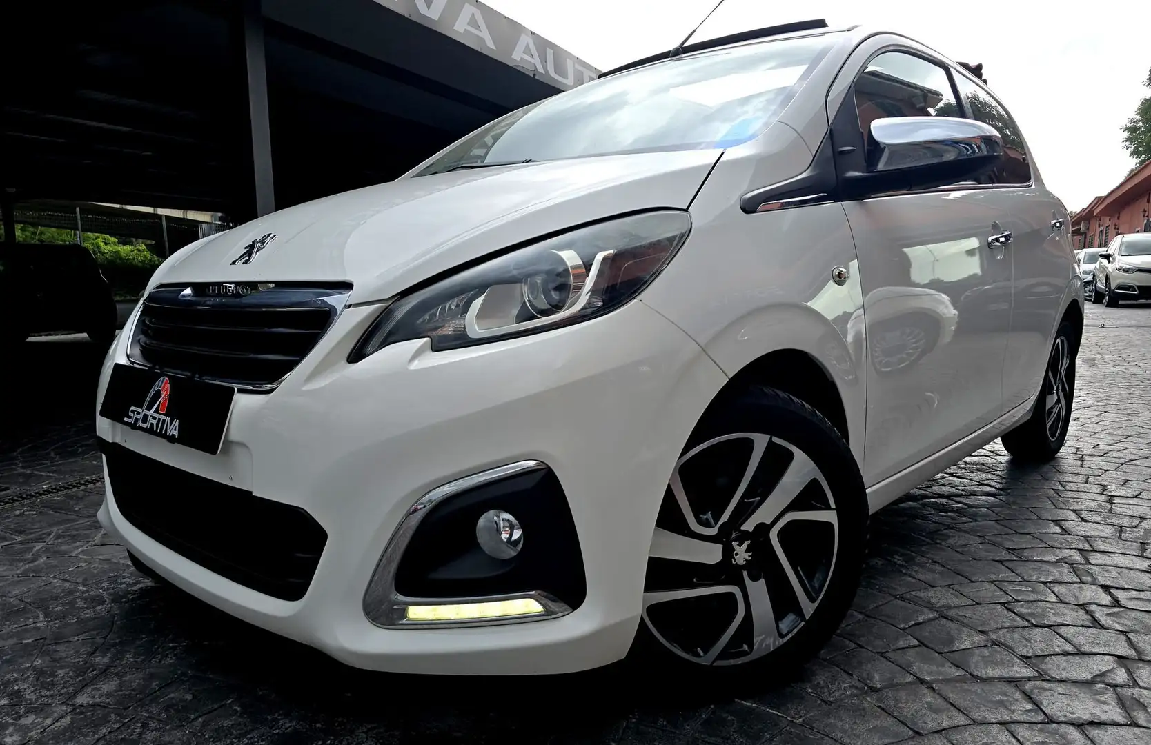Peugeot 108 CABRIO LED CERCHI DIAMANTATI UNIPRO! Blanco - 1