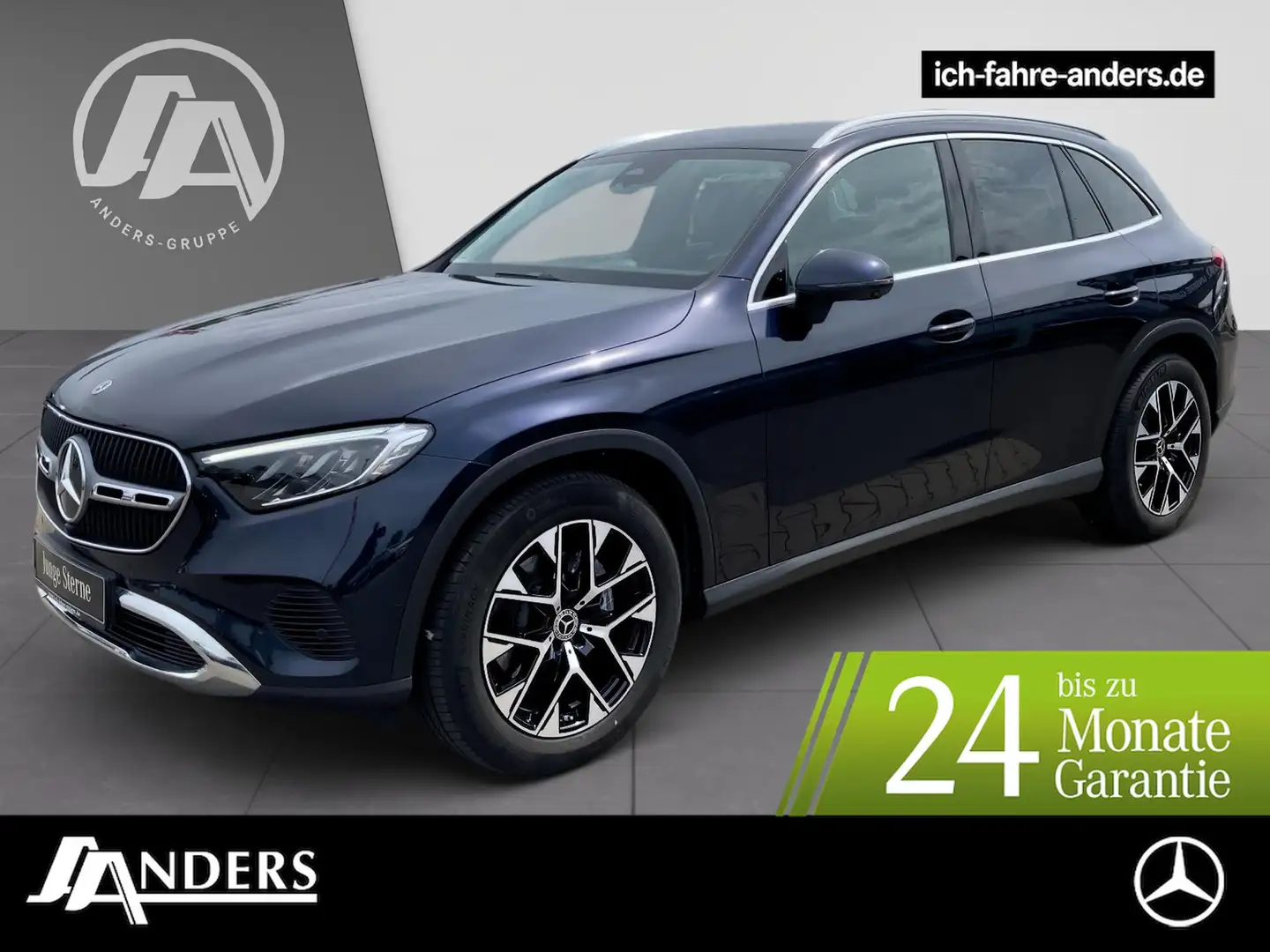 Mercedes-Benz GLC 220 d 4M +Avantgarde+AHK+SHZ+KeyLess+SpurW Blau - 1