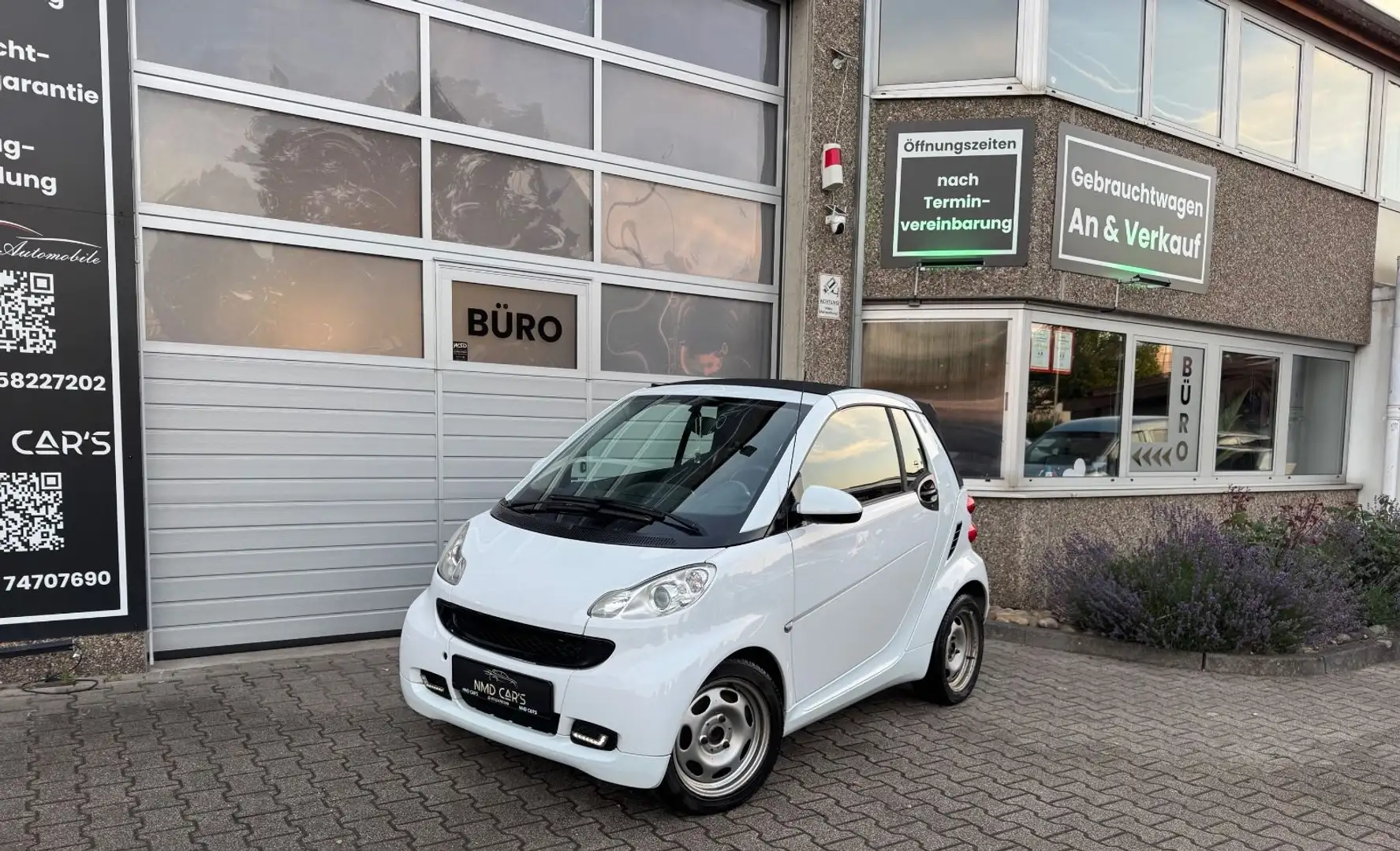 smart forTwo fortwo cabrio CDI 33kW SHZ/KLIMA/GEPFLEGT Weiß - 1