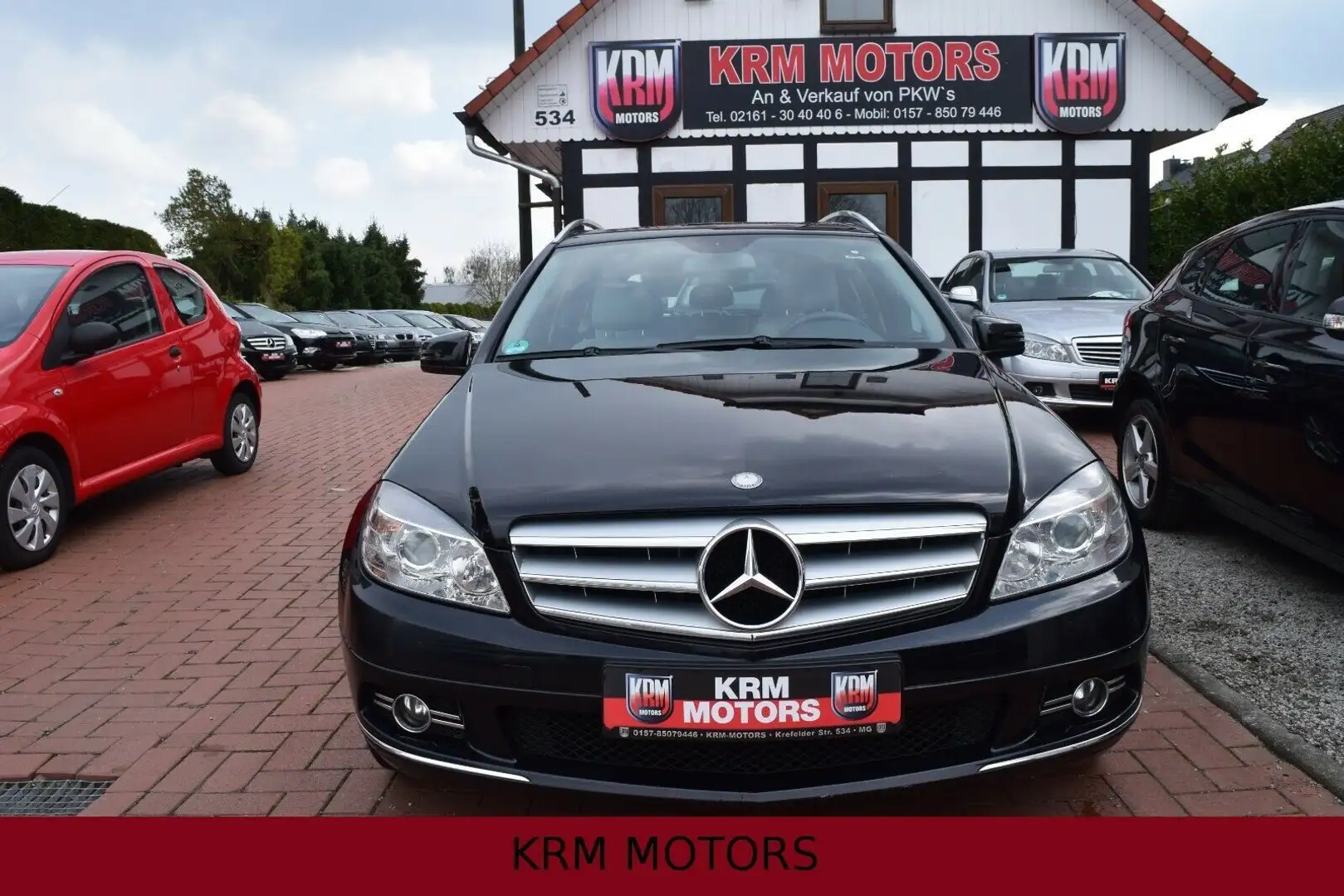 Mercedes-Benz C 180 NAVI,SCHIEBEDACH,TÜV AU NEU,AHK.,6 GANG Zwart - 2