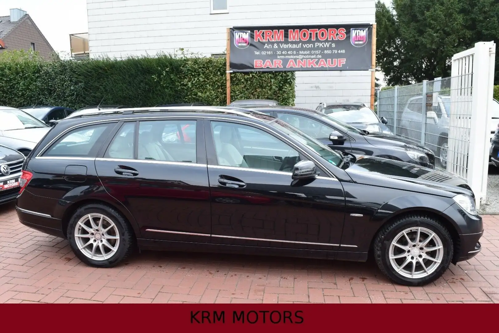 Mercedes-Benz C 180 NAVI,SCHIEBEDACH,TÜV AU NEU,AHK.,6 GANG Zwart - 1