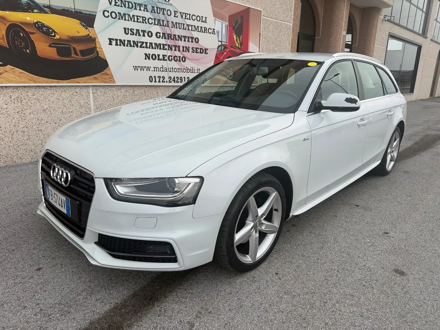 Audi A4 Av. 2.0 TDI 190CV cl.d mult Advanced S LINE EURO6 Wit - 1