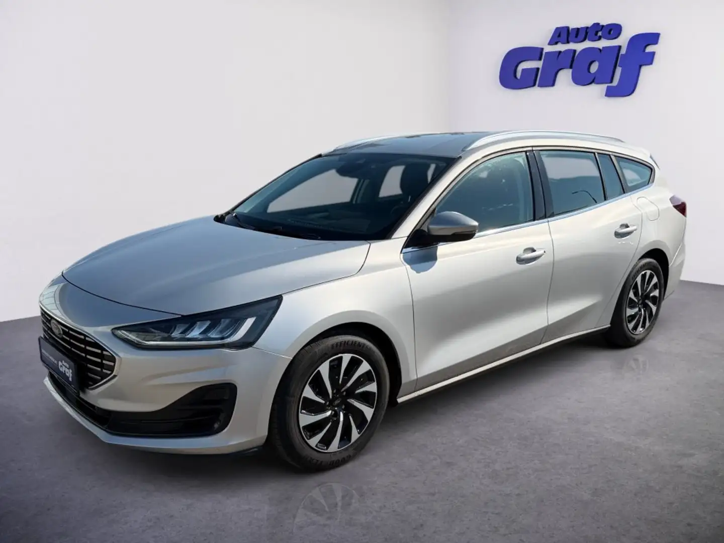 Ford Focus Titanium Turnier 1.5 EcoBlue Aut. Silber - 1