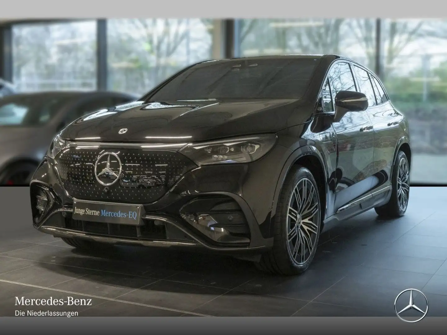 Mercedes-Benz EQE SUV EQE 500 4M AMG+NIGHT+PANO+360+AHK+BURMESTER Schwarz - 2