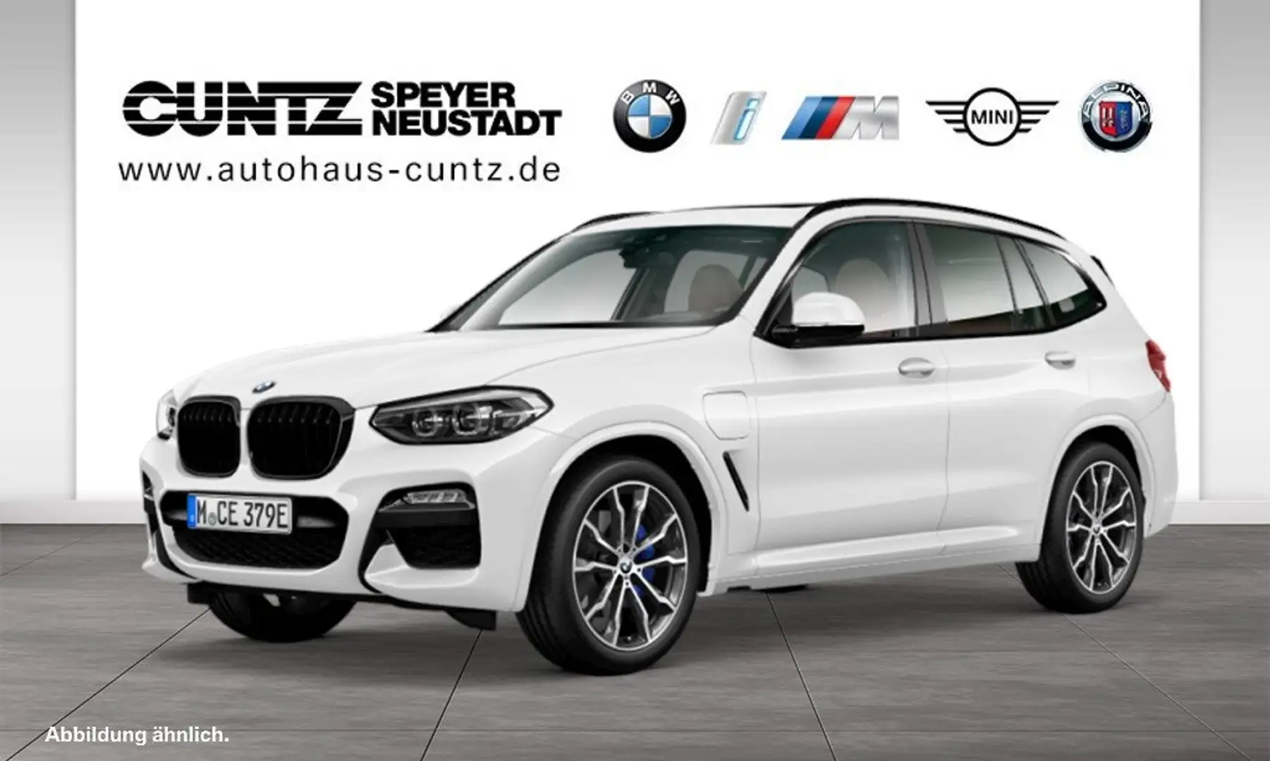 BMW X3 xDrive30e M Sport Park/Drive-Assist. Panoramadach Weiß - 2