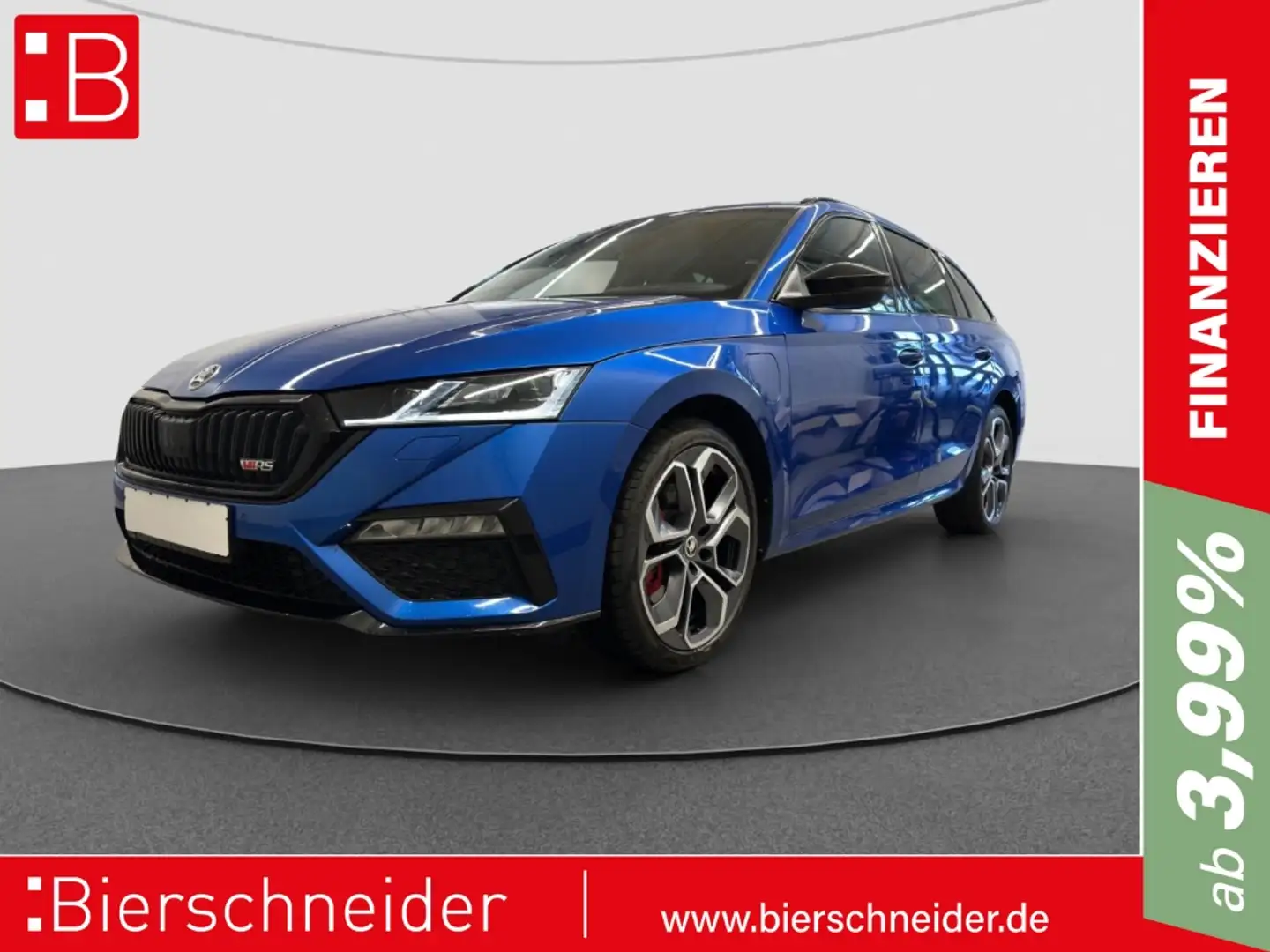 Skoda Octavia Combi 1.4 eHybrid DSG RS iV REAR VIEW LED UP NAVI Blau - 1