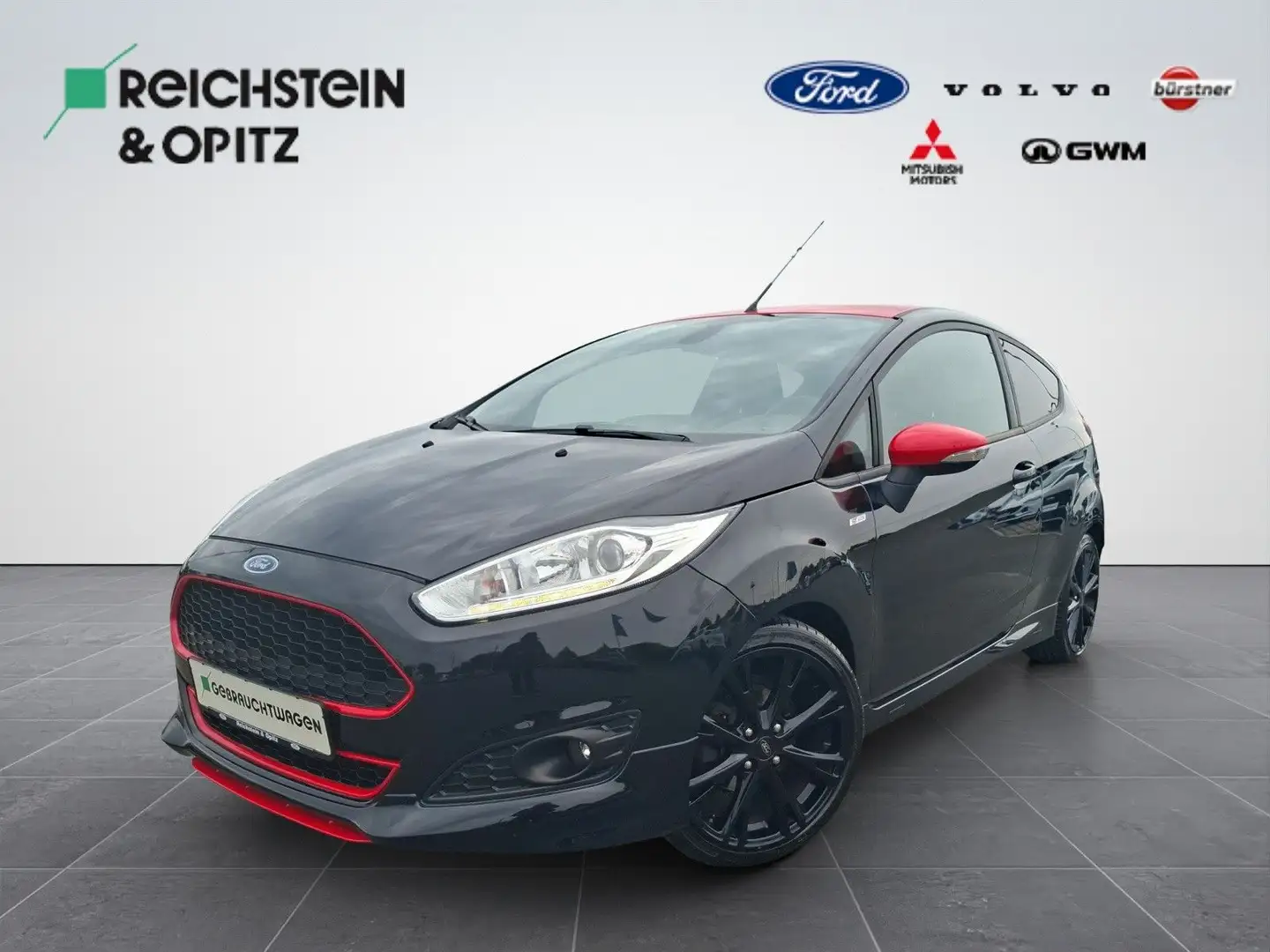 Ford Fiesta 1,0 EcoBoost 103kW ST-Line/Keyless/SitzHZ Noir - 1