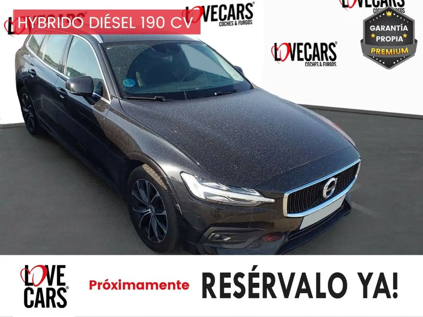 Volvo V60 2.0 B4 (D) Momentum Pro Auto Negro - 1
