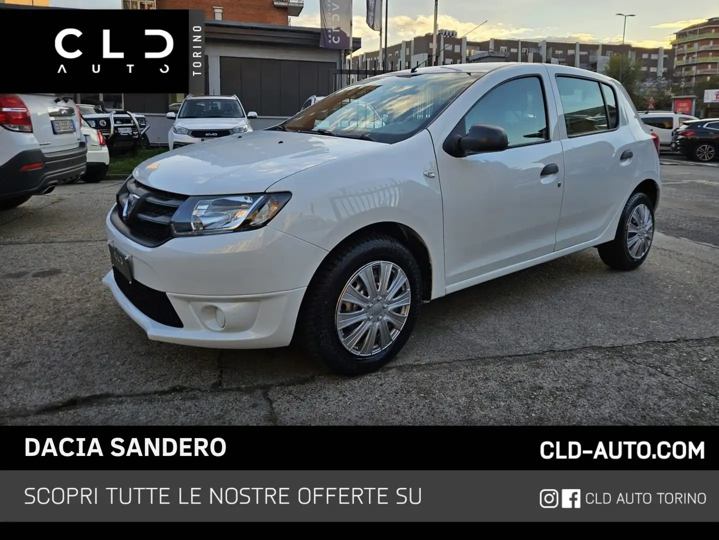 Dacia Sandero 1.2 75CV Blanc - 1