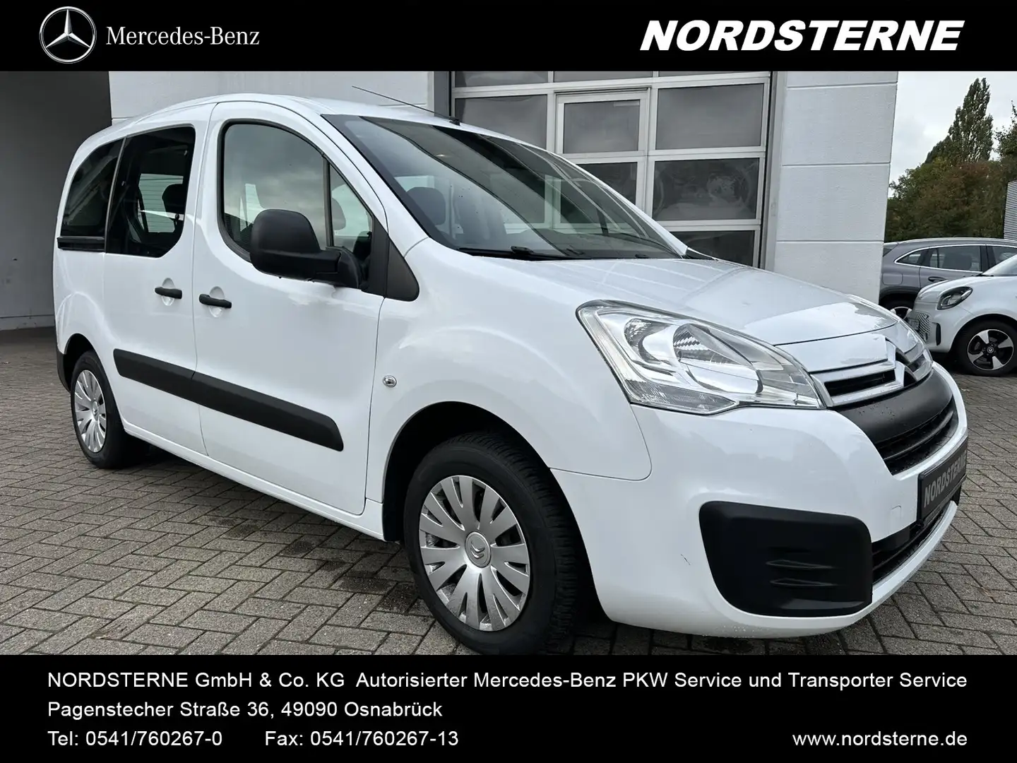 Citroen Berlingo Berlingo 1.6 BlueHDi Multispace Feel Klima/BC Weiß - 1