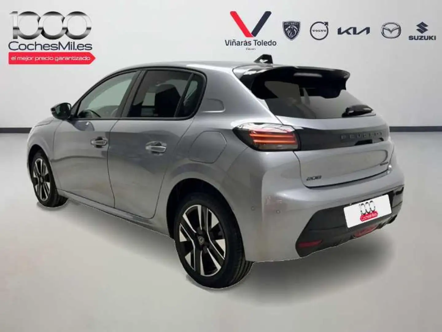 Peugeot 208 1.2 Hybrid Allure e-DCS6 110 Gris - 2