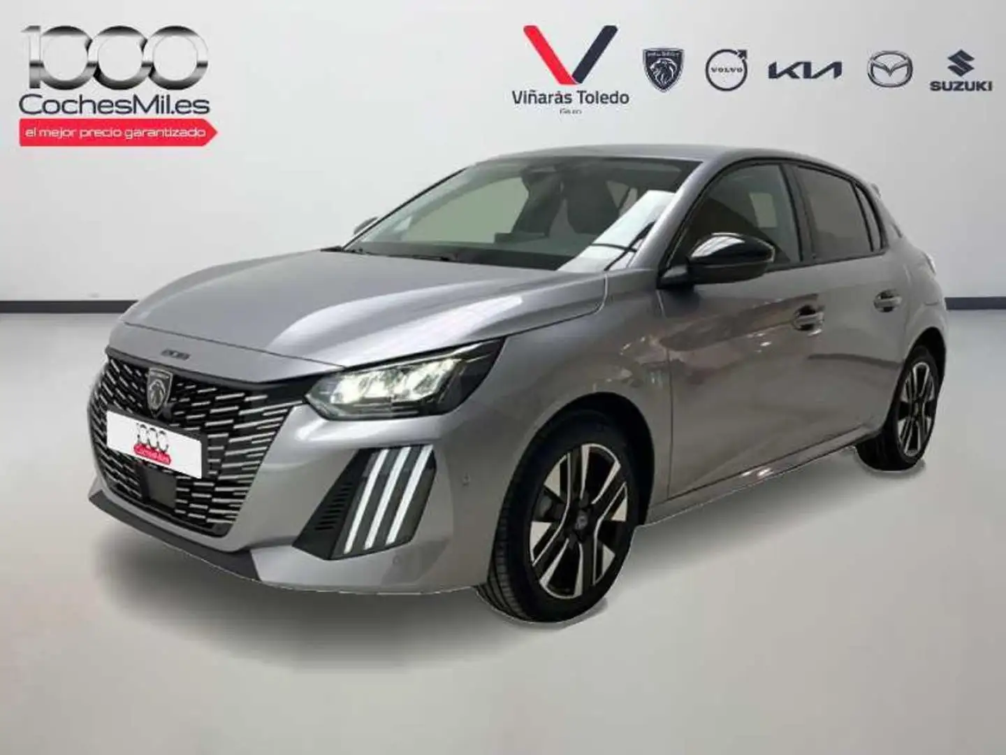 Peugeot 208 1.2 Hybrid Allure e-DCS6 110 Gris - 1