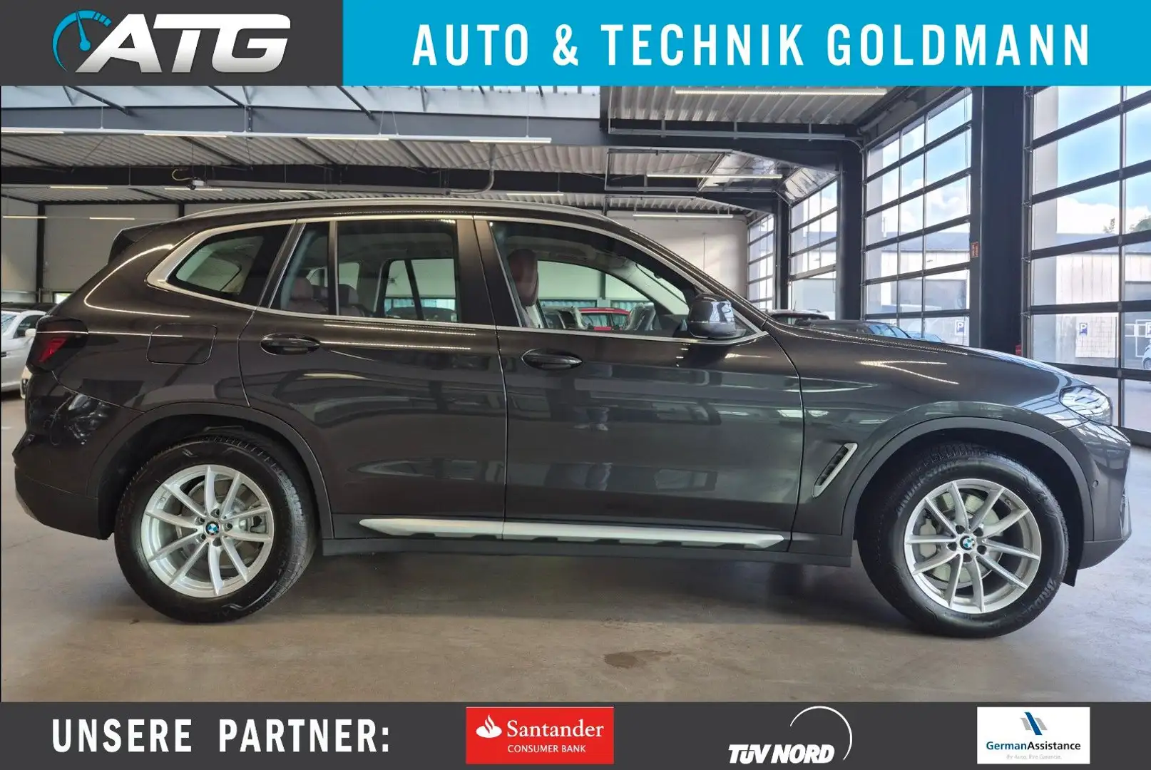 BMW X3 xDrive 30 i LEDER NAVI LED SHZ CAMERA 1.HAND Gris - 1
