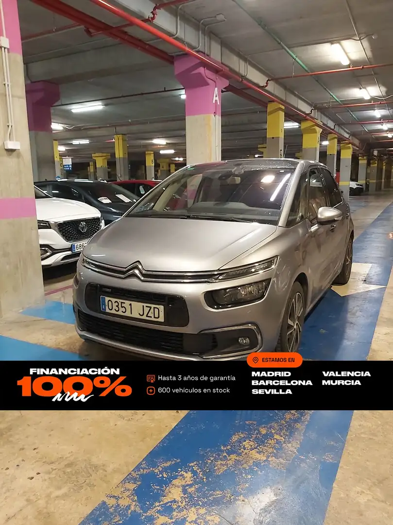 Citroen C4 Picasso 1.2 PureTech S&S Feel 130 Plateado - 1