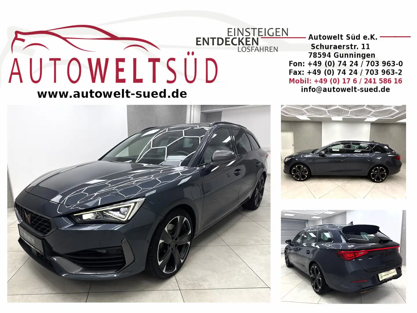CUPRA Leon VZ SP 1.4 TSI e-Hybrid AHK ACC DCC RCam Apple LED Grau - 1
