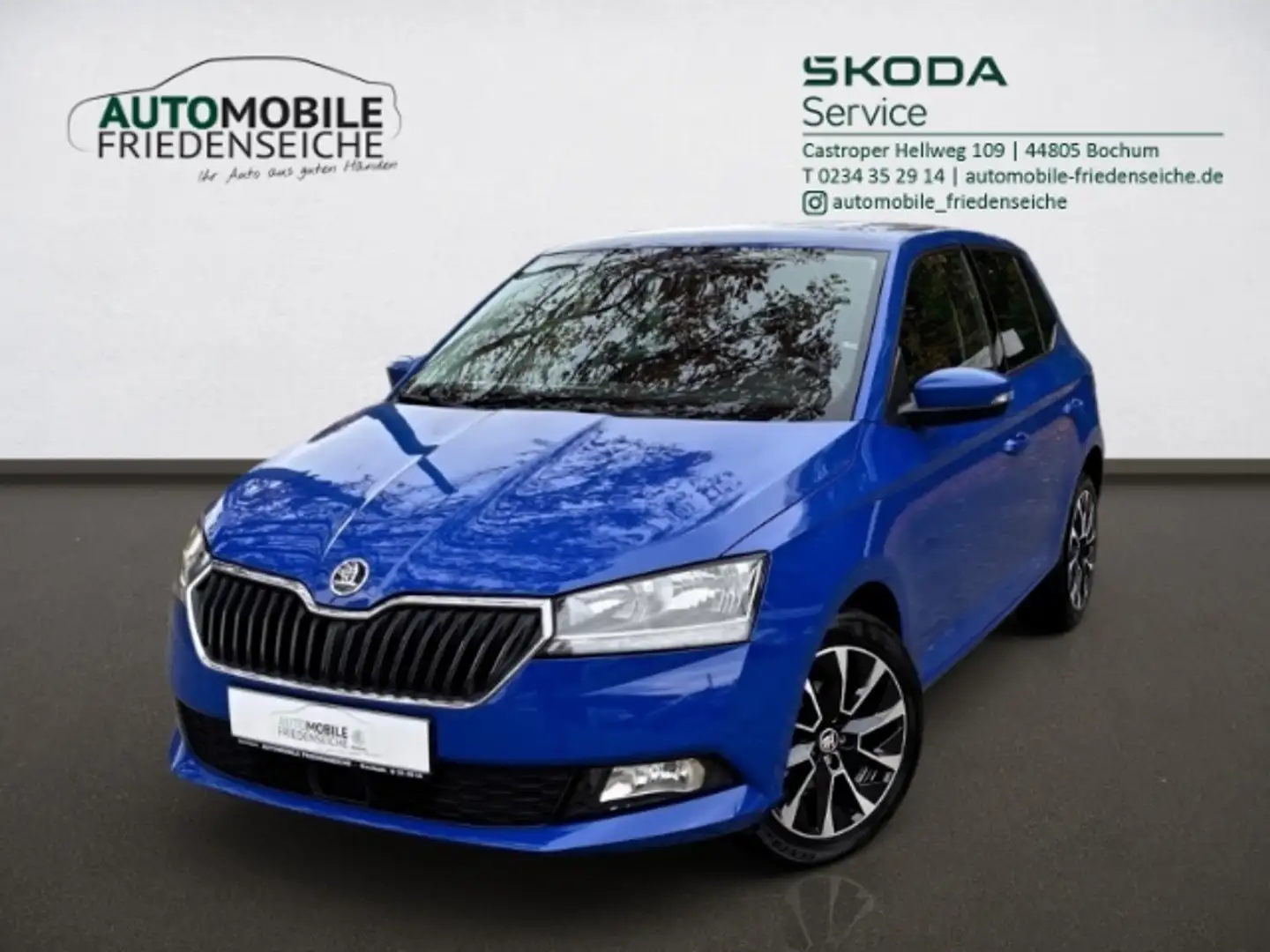 Skoda Fabia Drive 125 1.0 TSI 70 KW Clima PDC Sitzh. Blau - 1