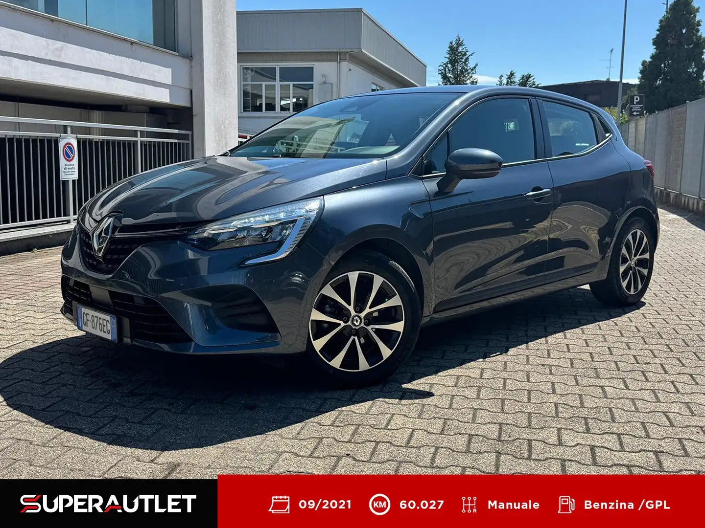 Renault Clio 1.0 tce Zen Gpl 100cv my21 Grey - 1