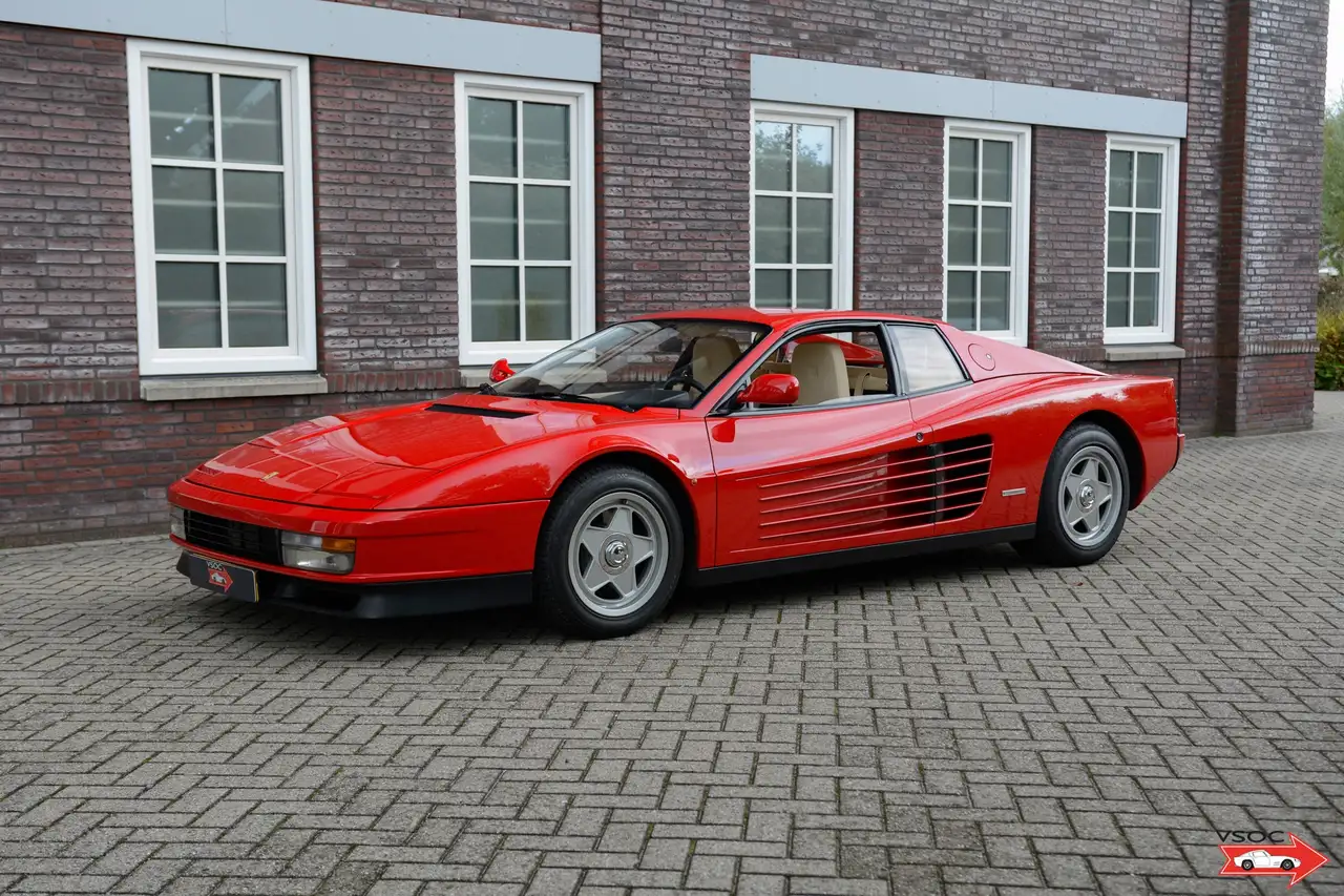 Ferrari Testarossa 'Rosso Corsa' - Single Bolt or Monodado model. Servicebook. Swiss origin., foto 6