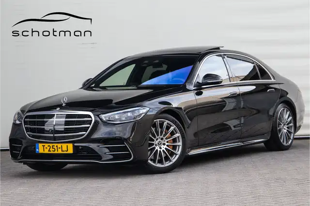 Mercedes-Benz S 450 Lang AMG Chauffeurspakket, Achterasbesturing, Lede