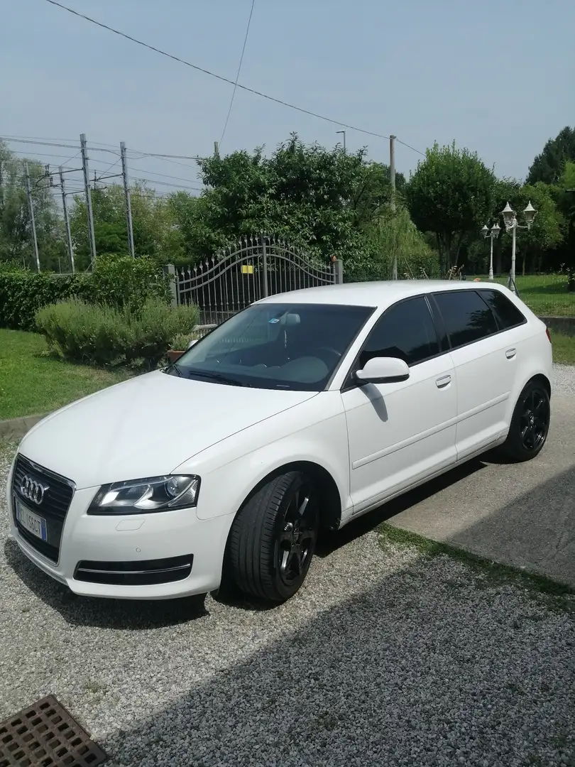 Audi A3 8P 1.4 Ambiente TFSI S-Tronic 7 rapporti Blanc - 1
