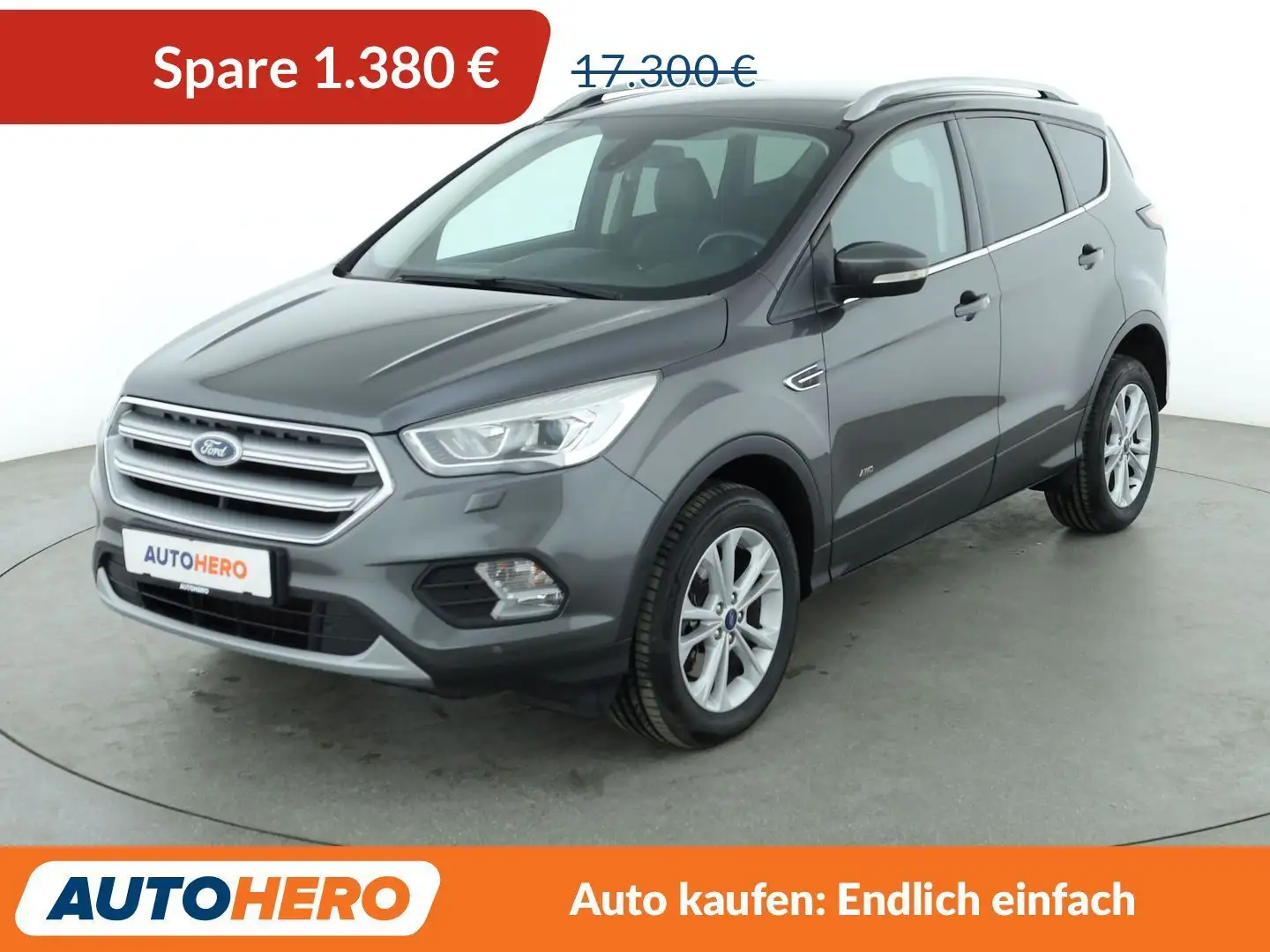 Ford Kuga 1.5 EcoBoost Titanium Aut.*NAVI*CAM*PDC*TEMPO* Grau - 1