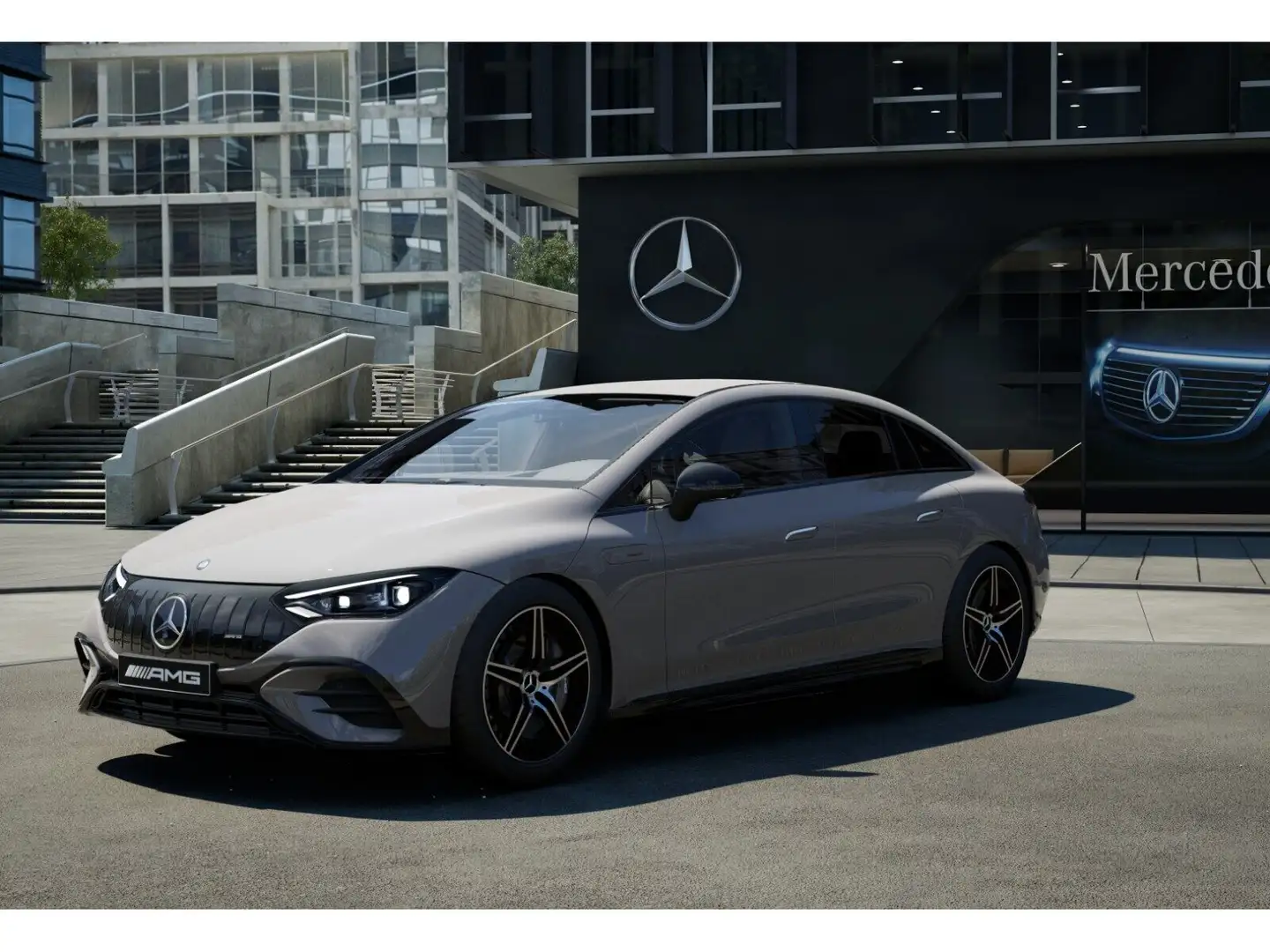 Mercedes-Benz EQE 43 AMG 4M HUD AHK Night Airmatic Distr. 360° Grau - 2