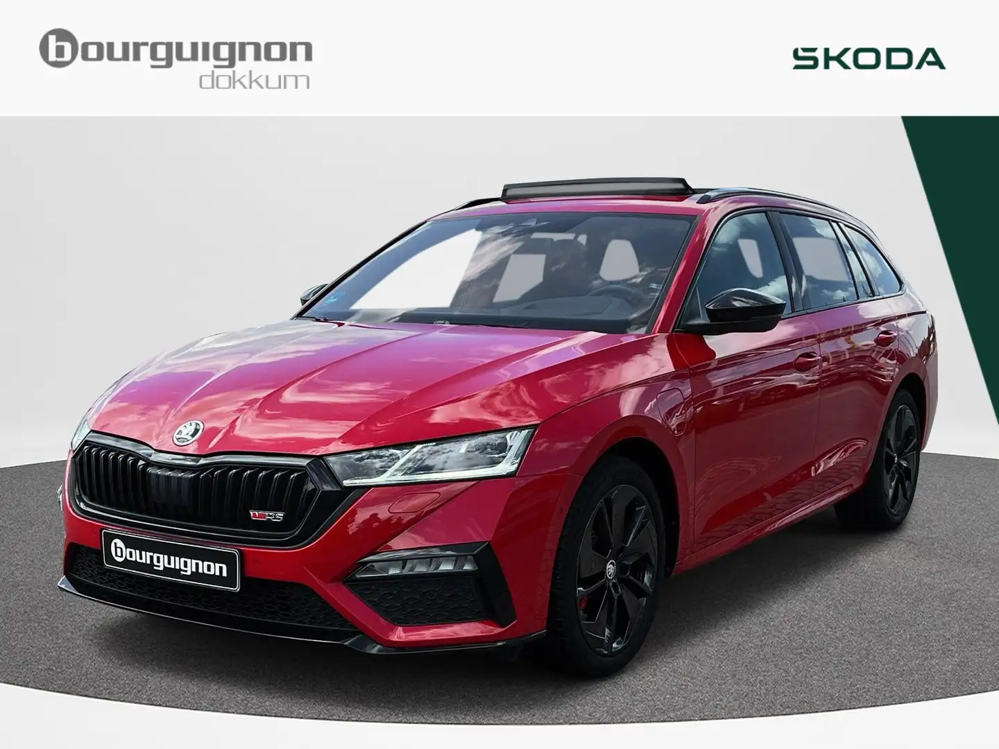 Skoda Octavia Combi 1.4 TSI RS iV 245 pk PHEV | Pano Dak | 18 In Rosso - 1